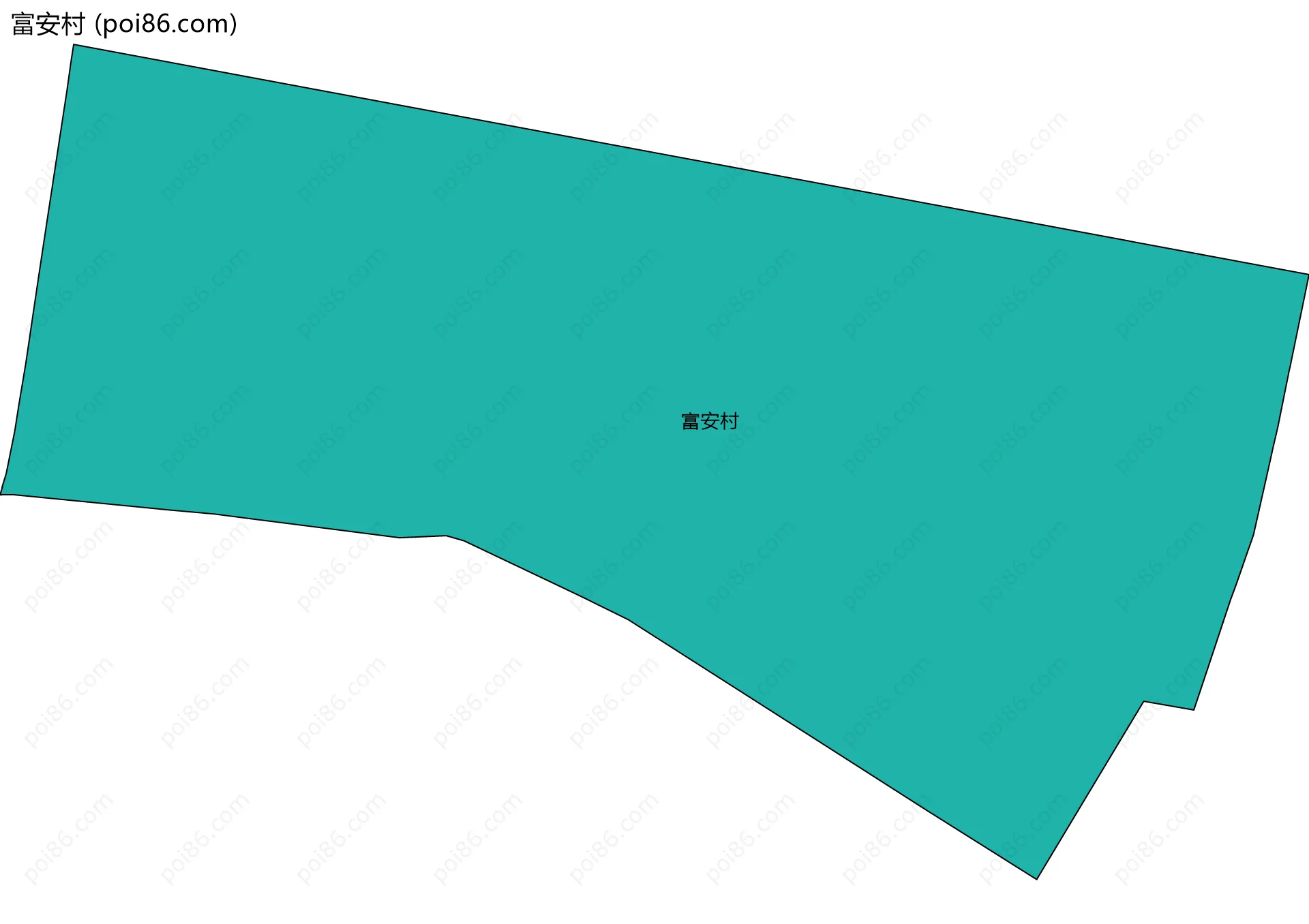 富安村边界地图