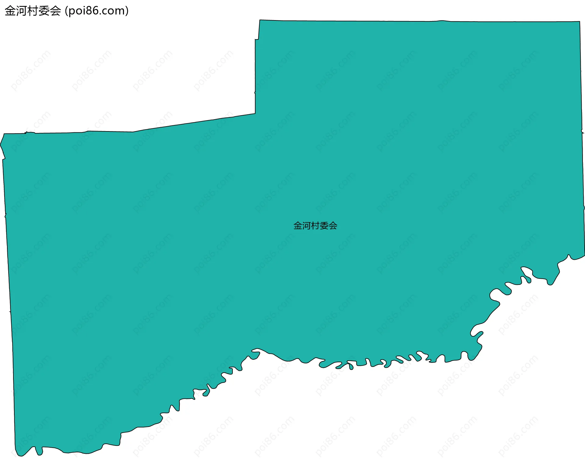 金河村委会边界地图