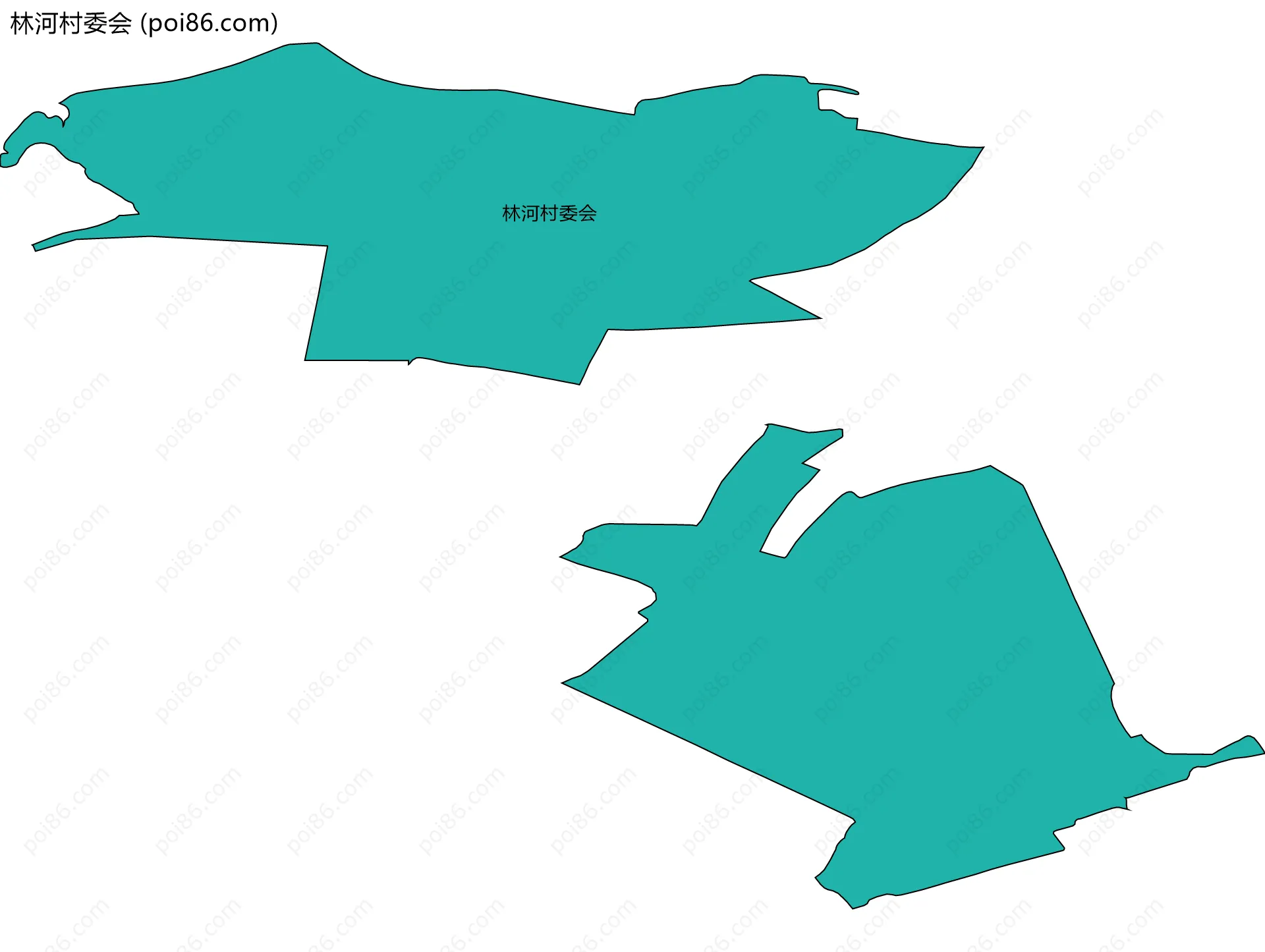林河村委会边界地图