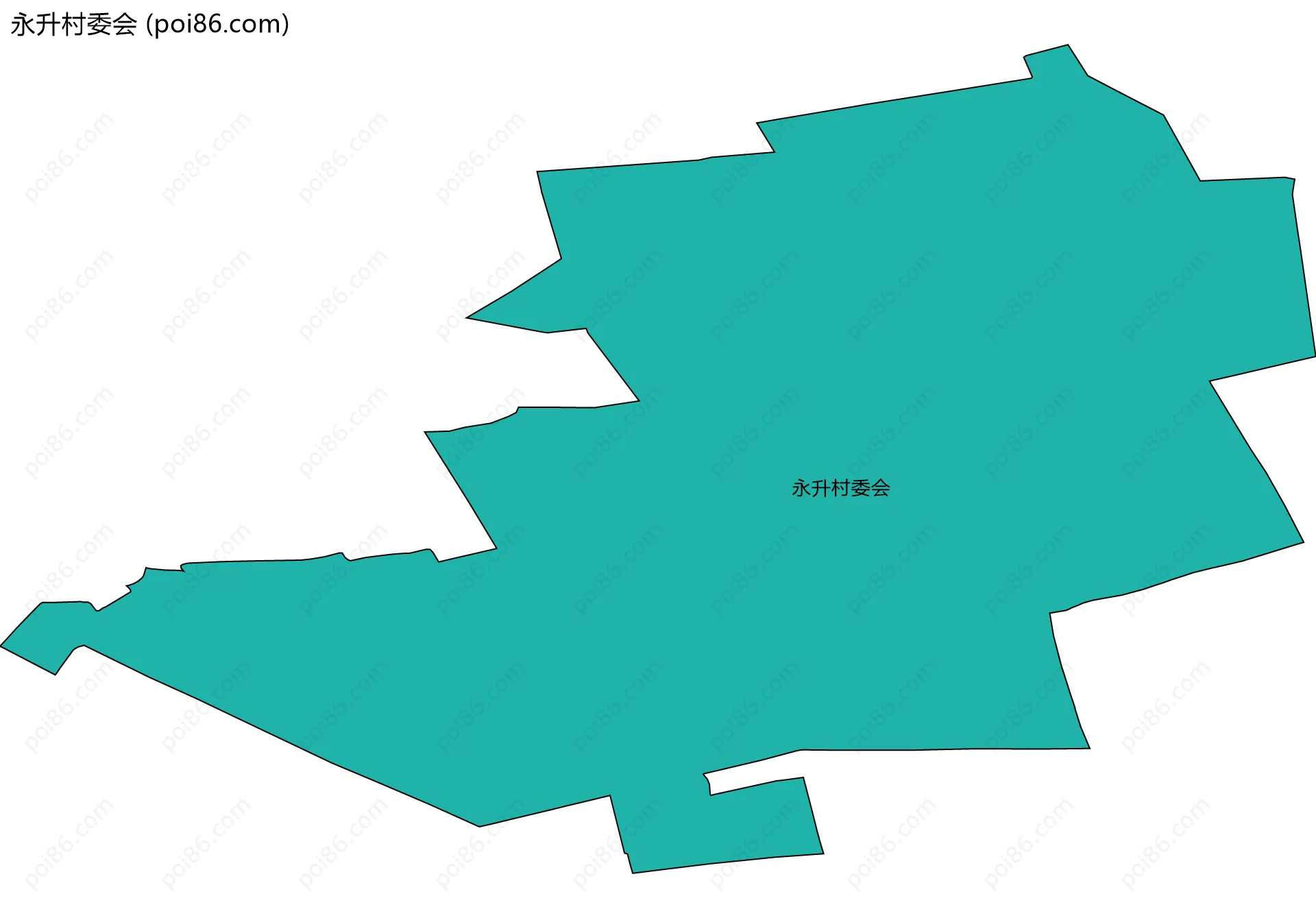 永升村委会边界地图