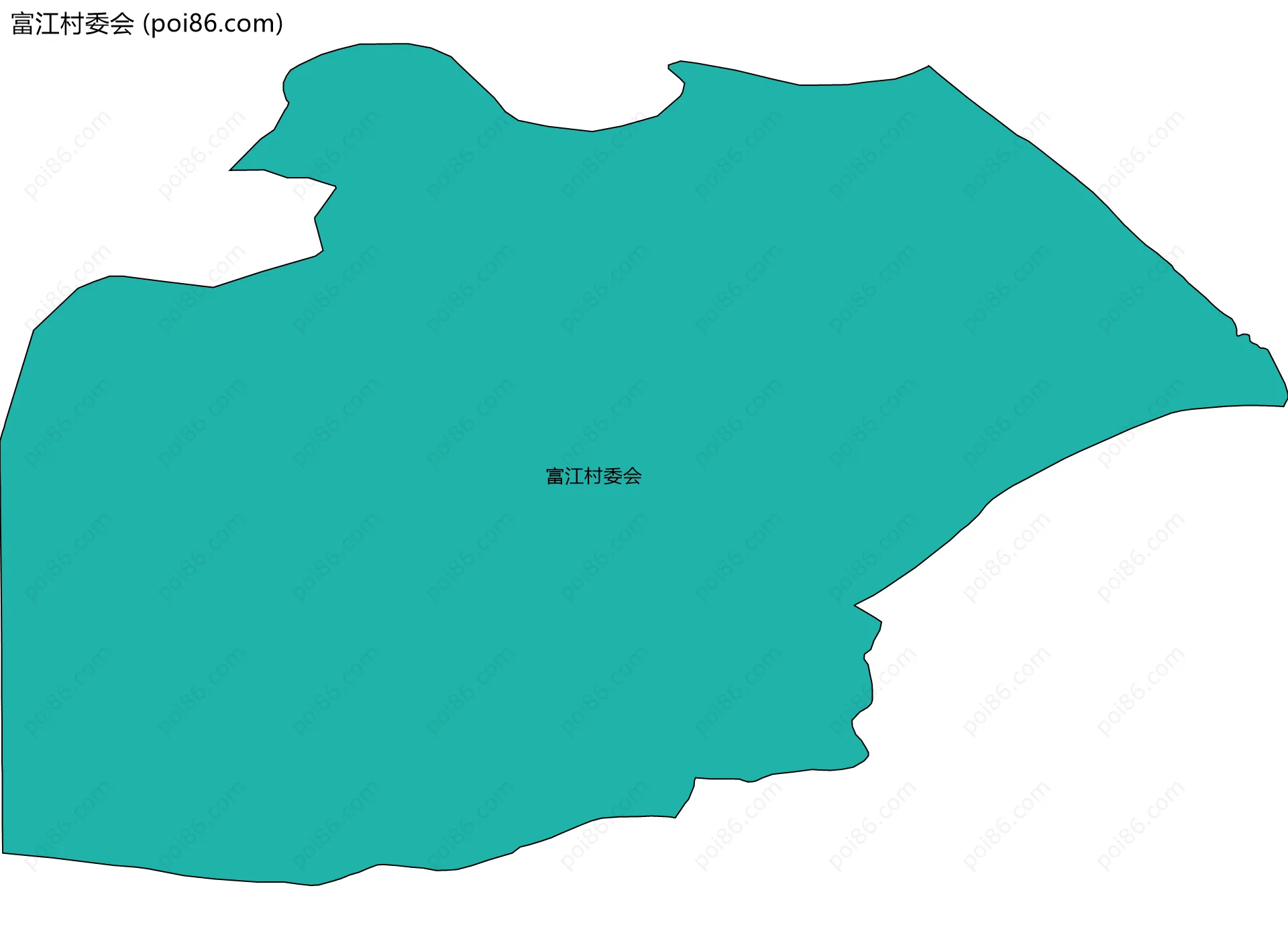 富江村委会边界地图