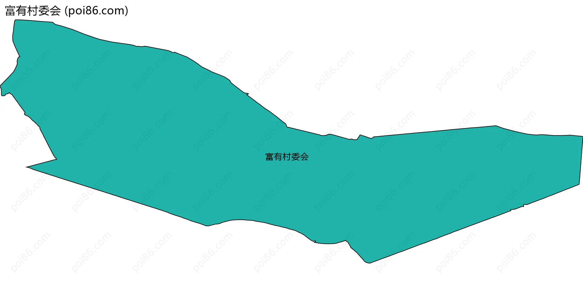 富有村委会边界地图