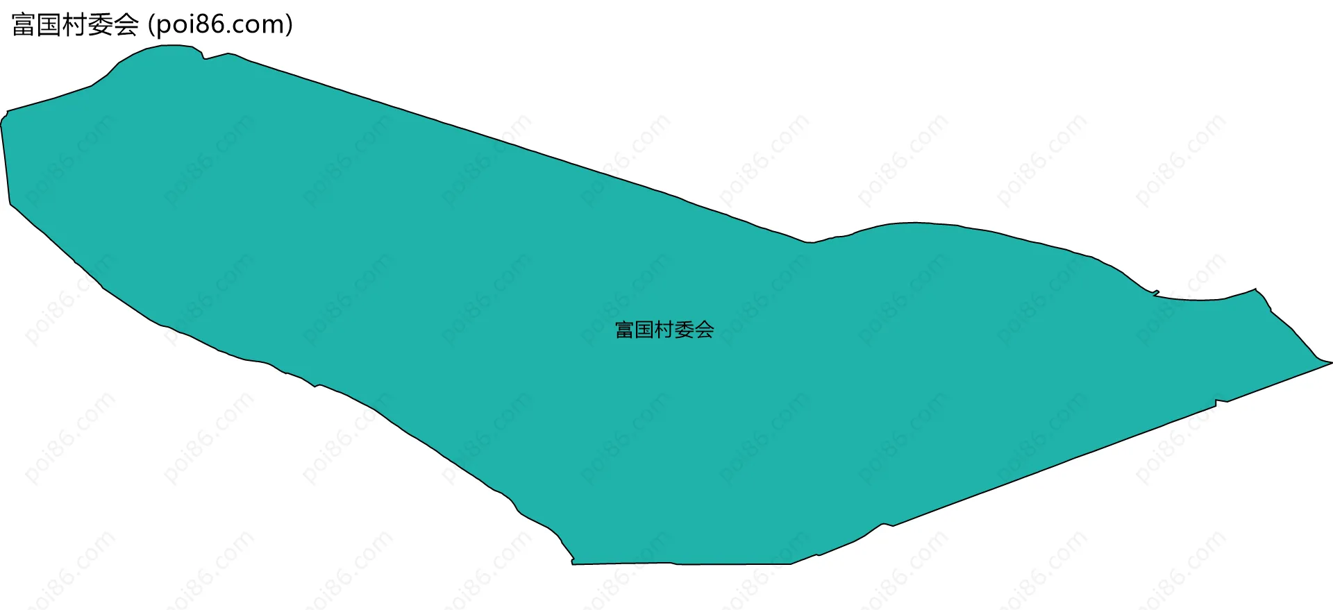 富国村委会边界地图