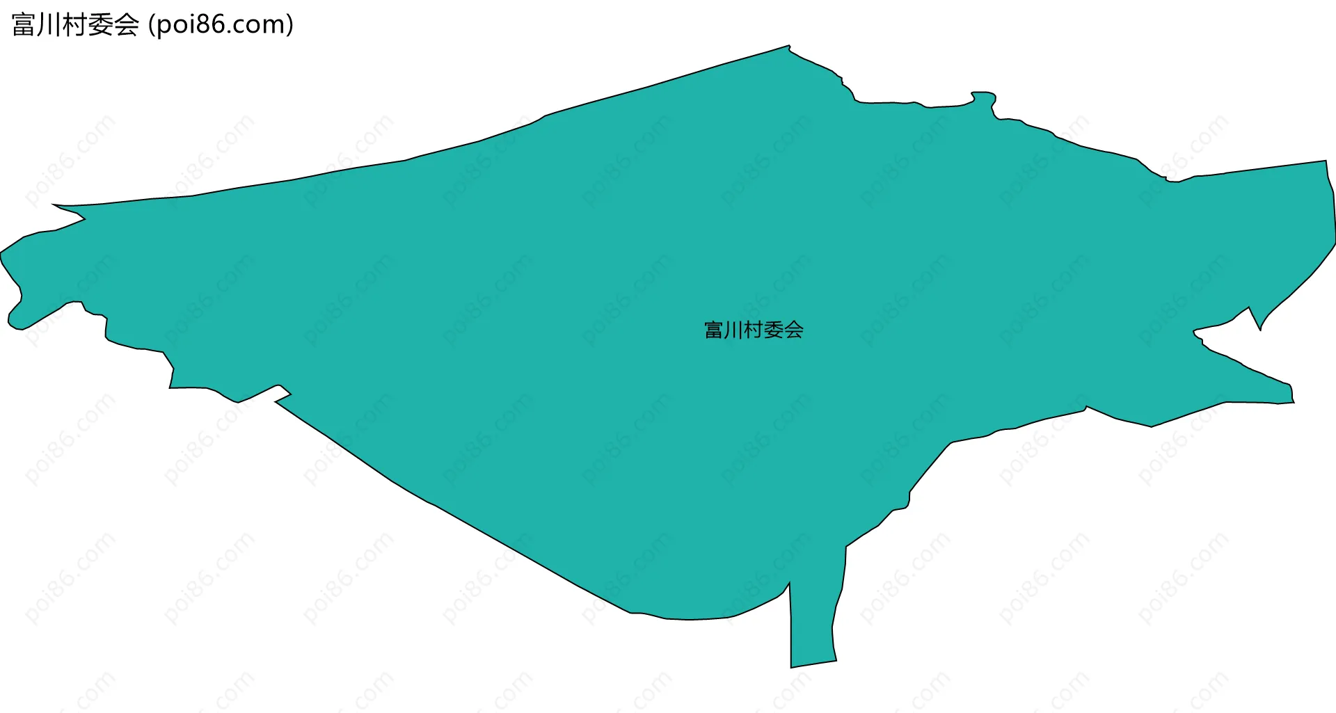 富川村委会边界地图