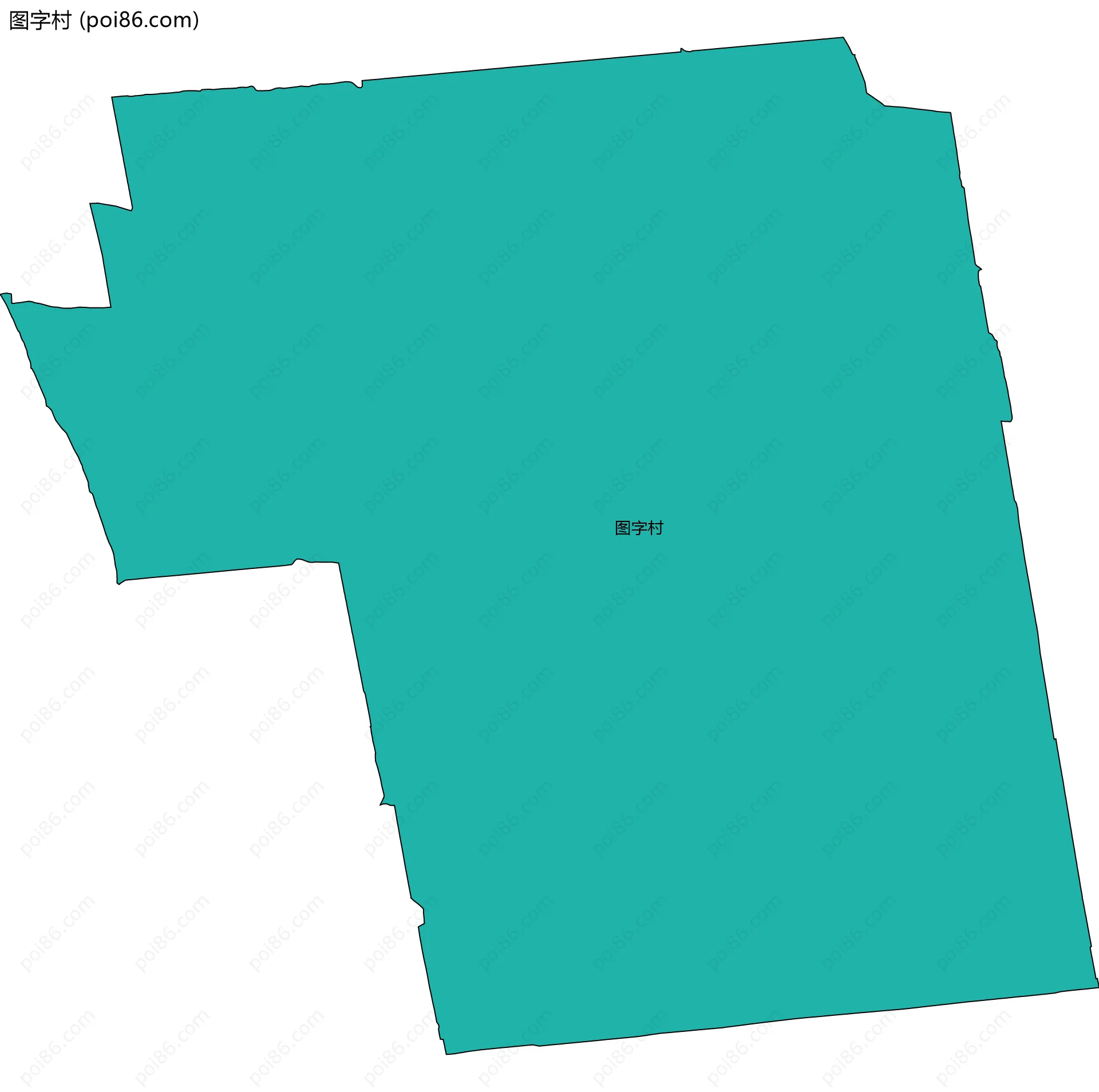 图字村边界地图