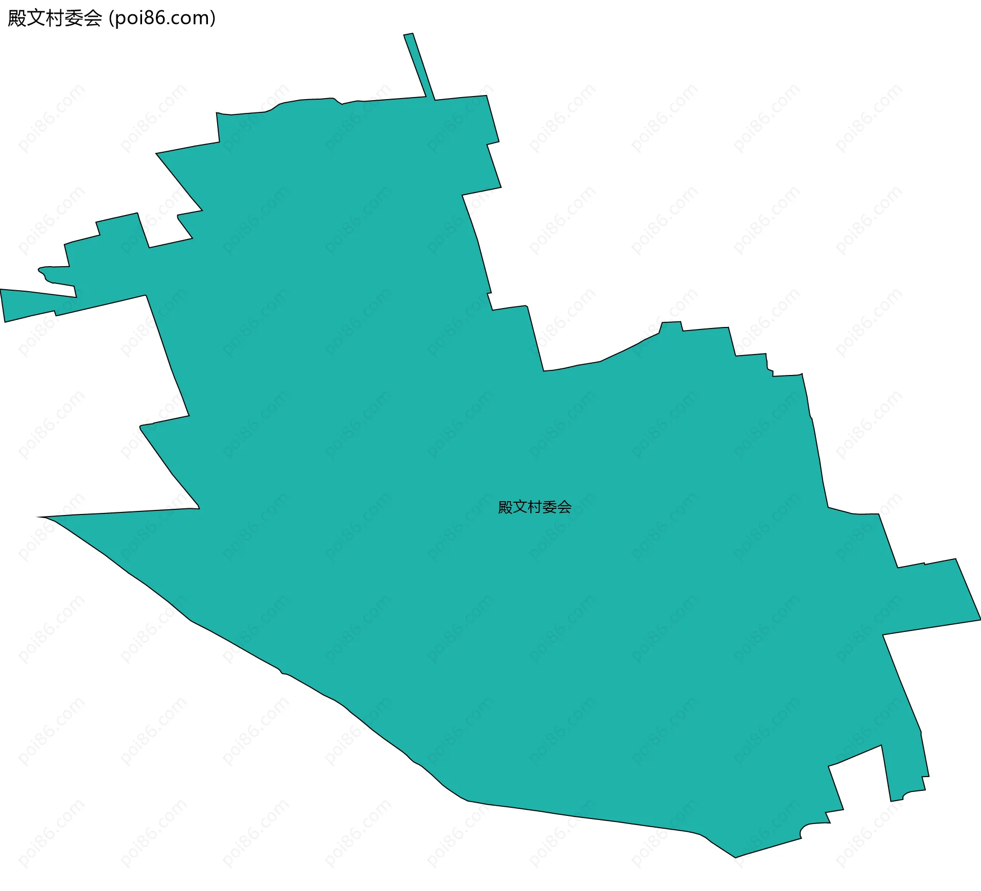 殿文村委会边界地图