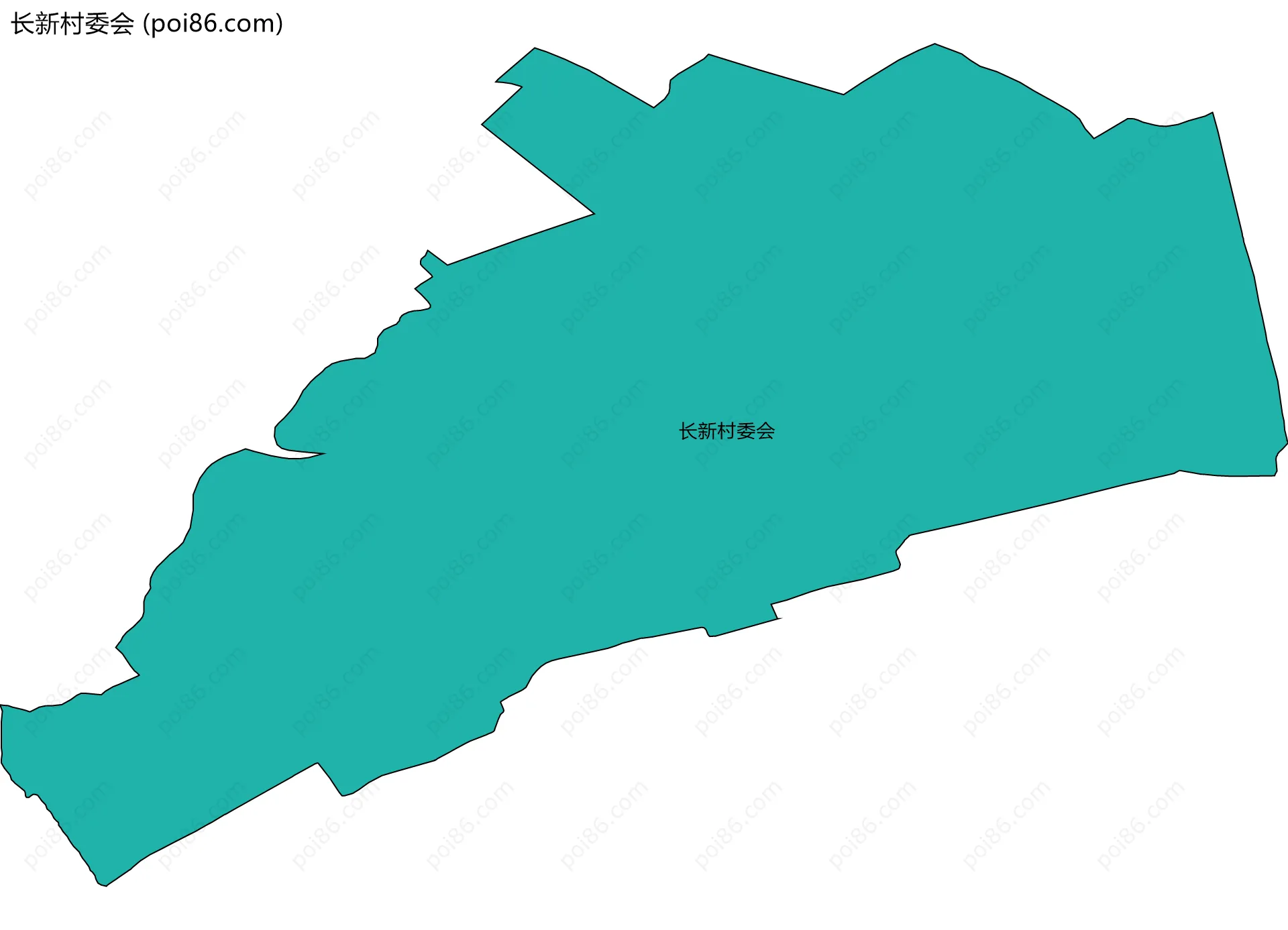 长新村委会边界地图