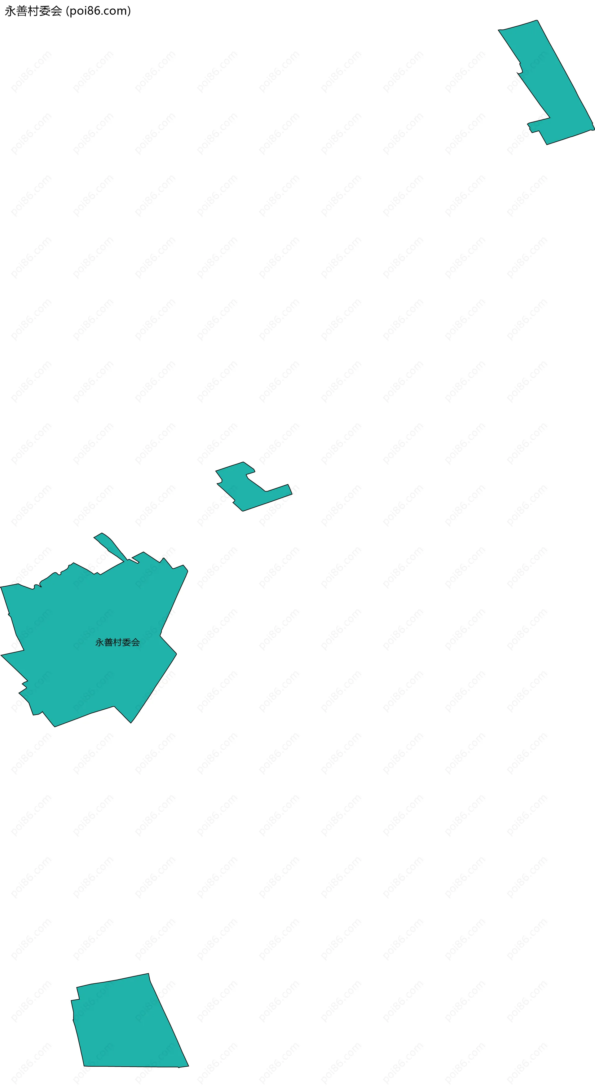 永善村委会边界地图