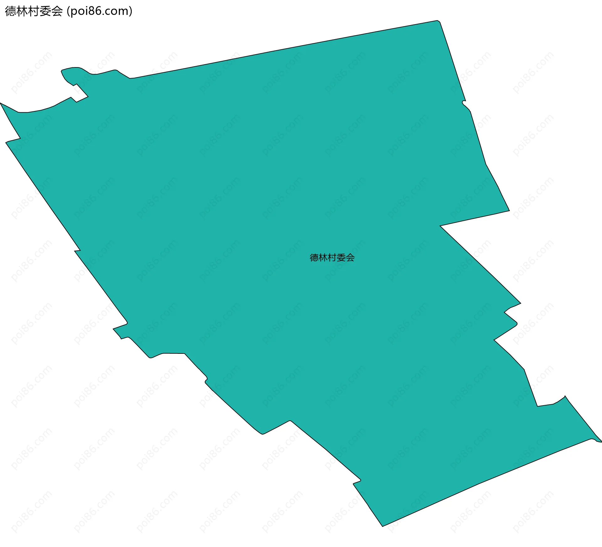 德林村委会边界地图