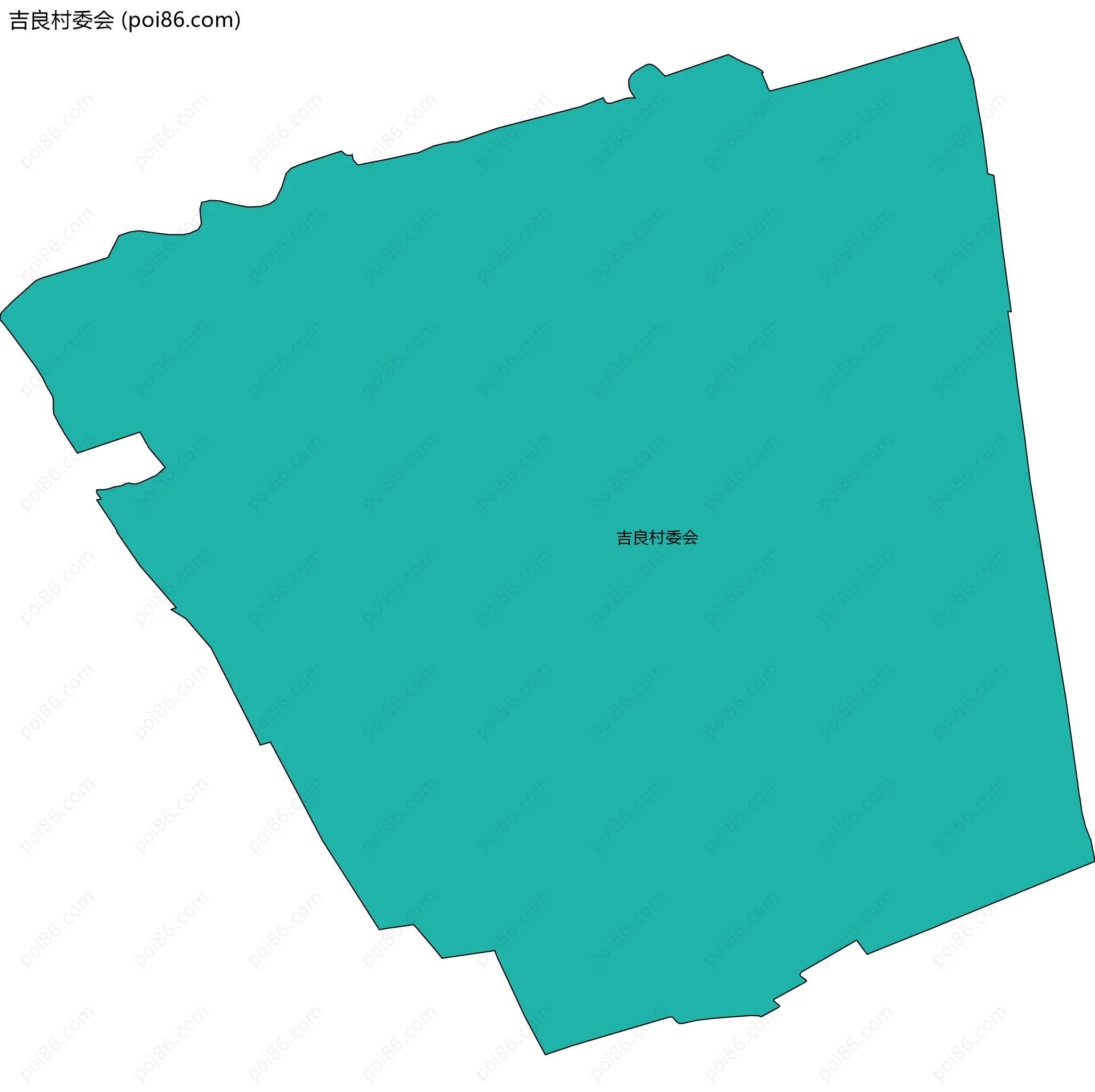 吉良村委会边界地图