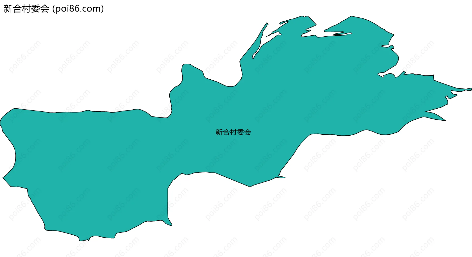 新合村委会边界地图