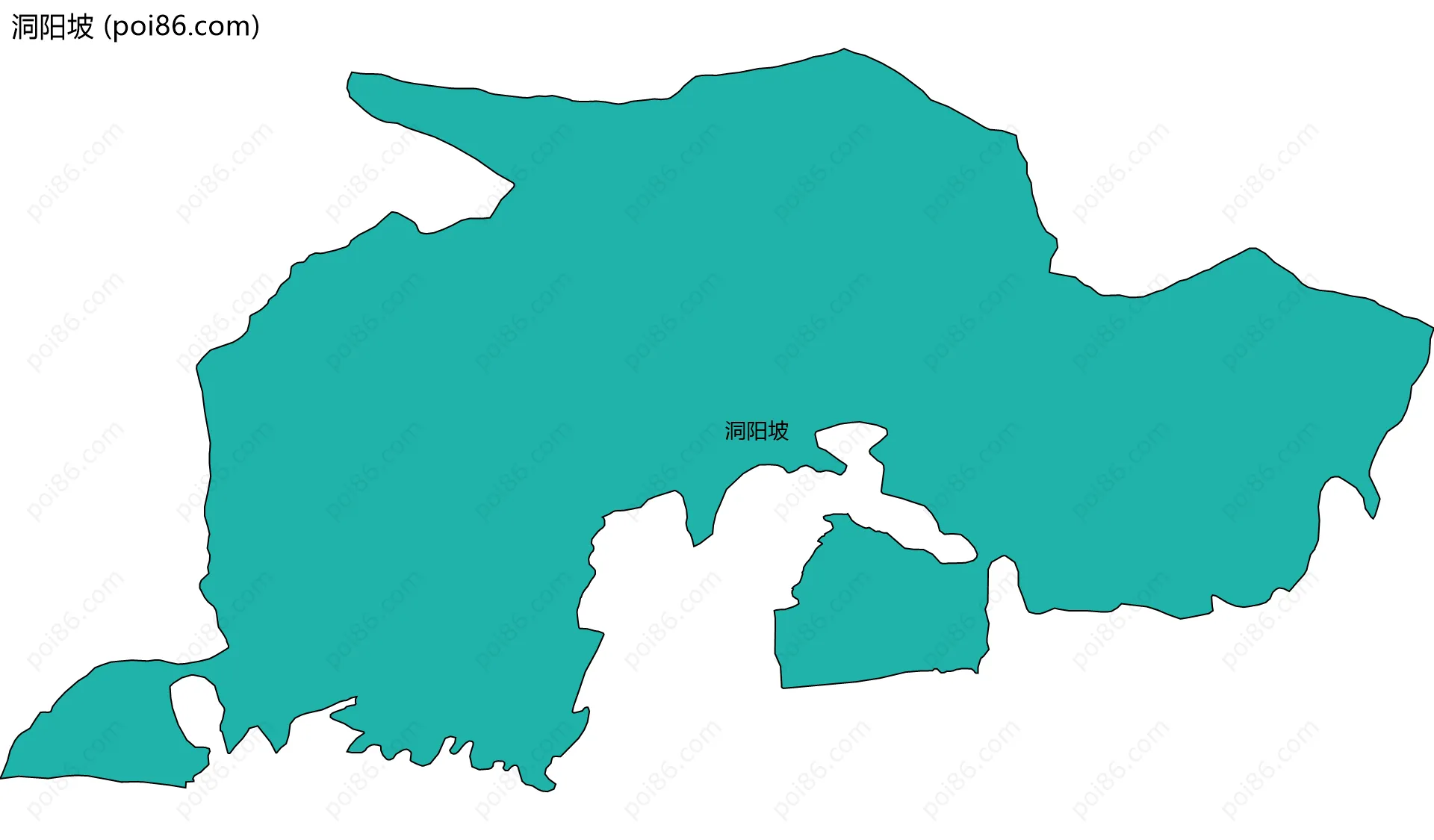 洞阳坡边界地图