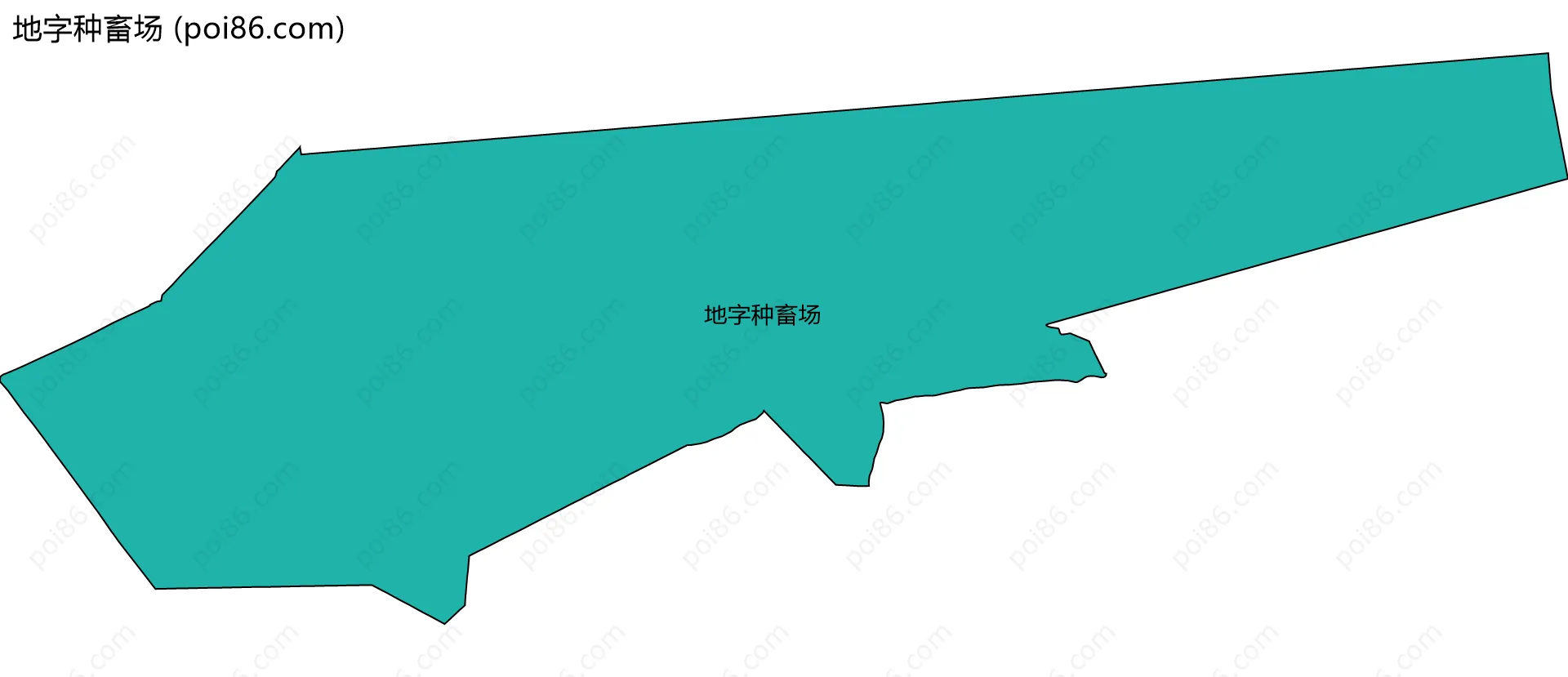 地字种畜场边界地图