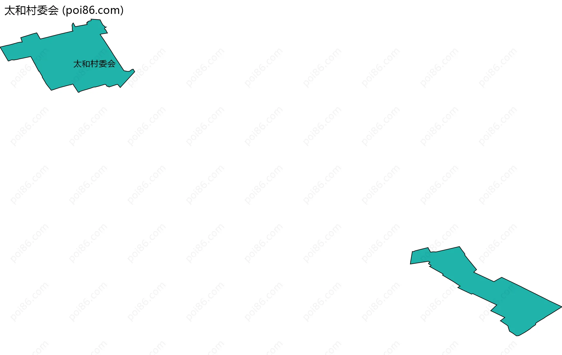 太和村委会边界地图