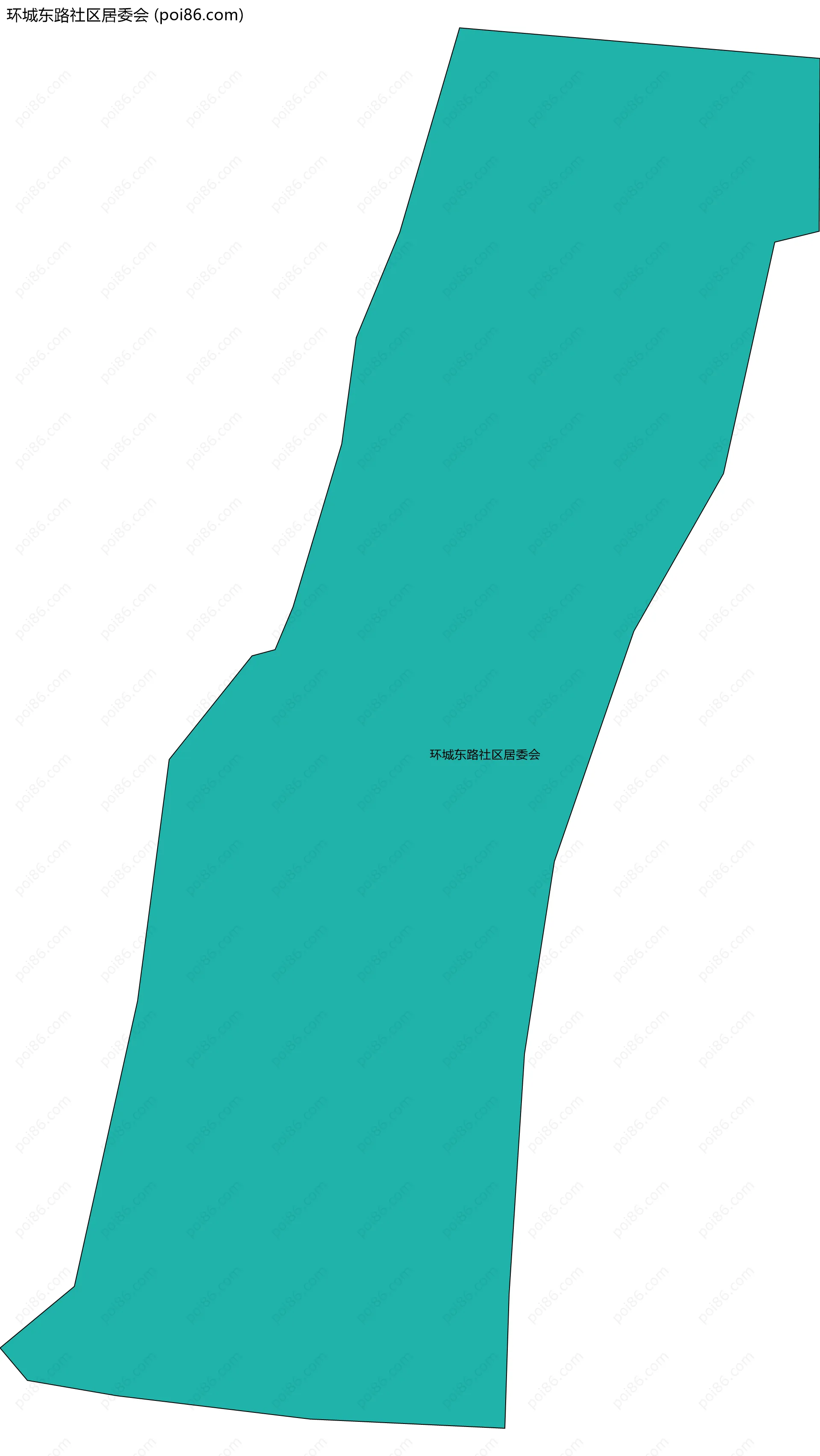 环城东路社区居委会边界地图
