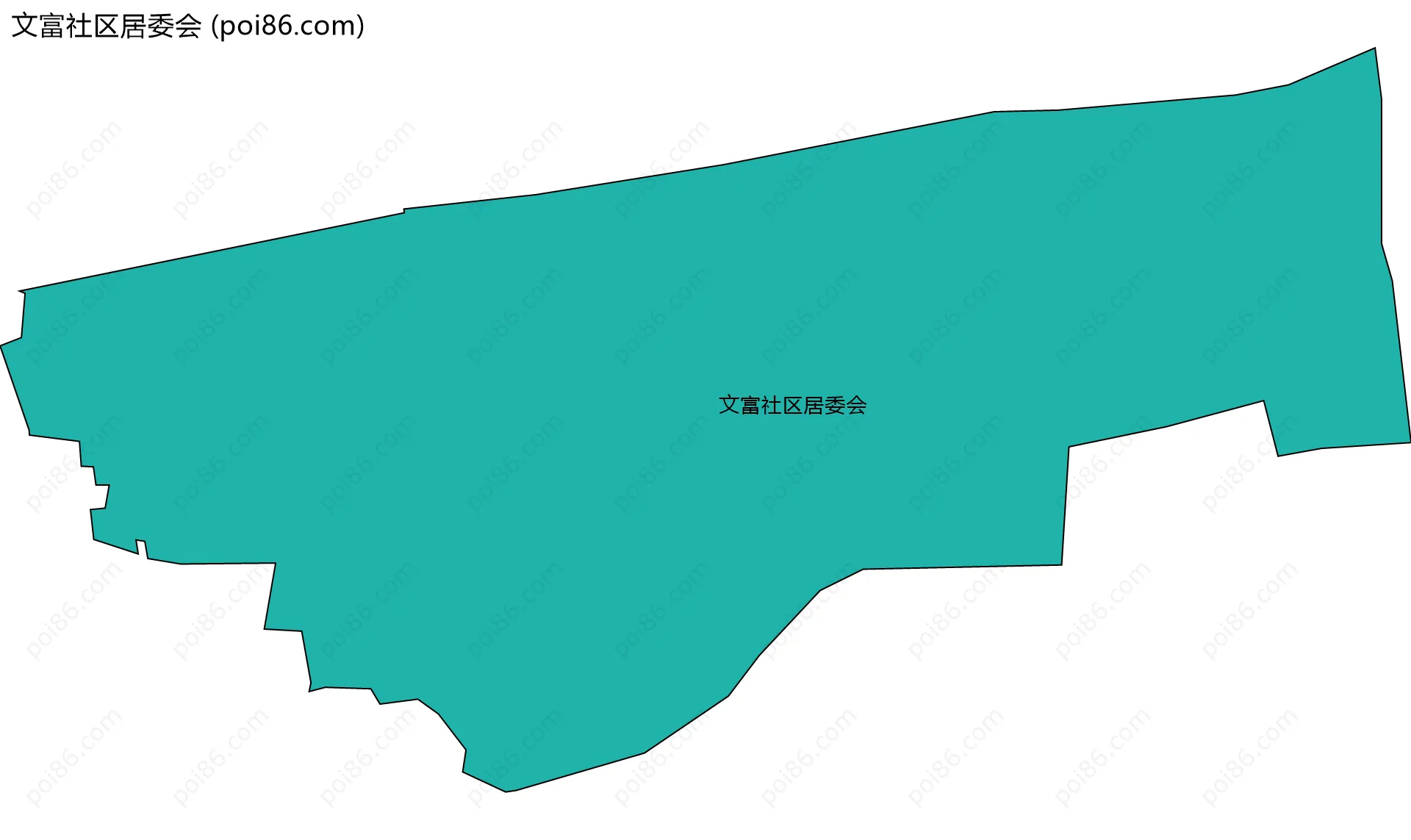 文富社区居委会边界地图