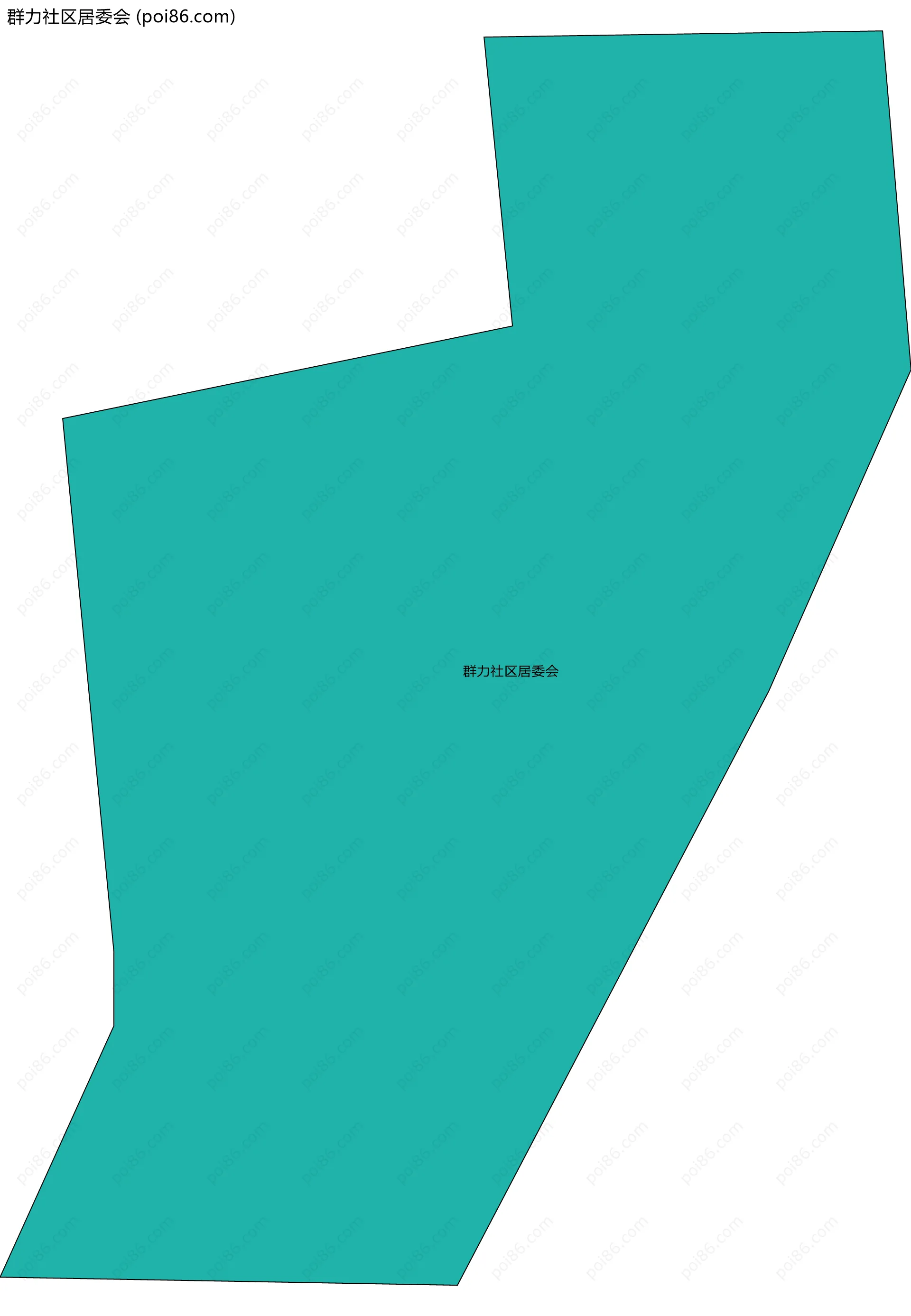 群力社区居委会边界地图