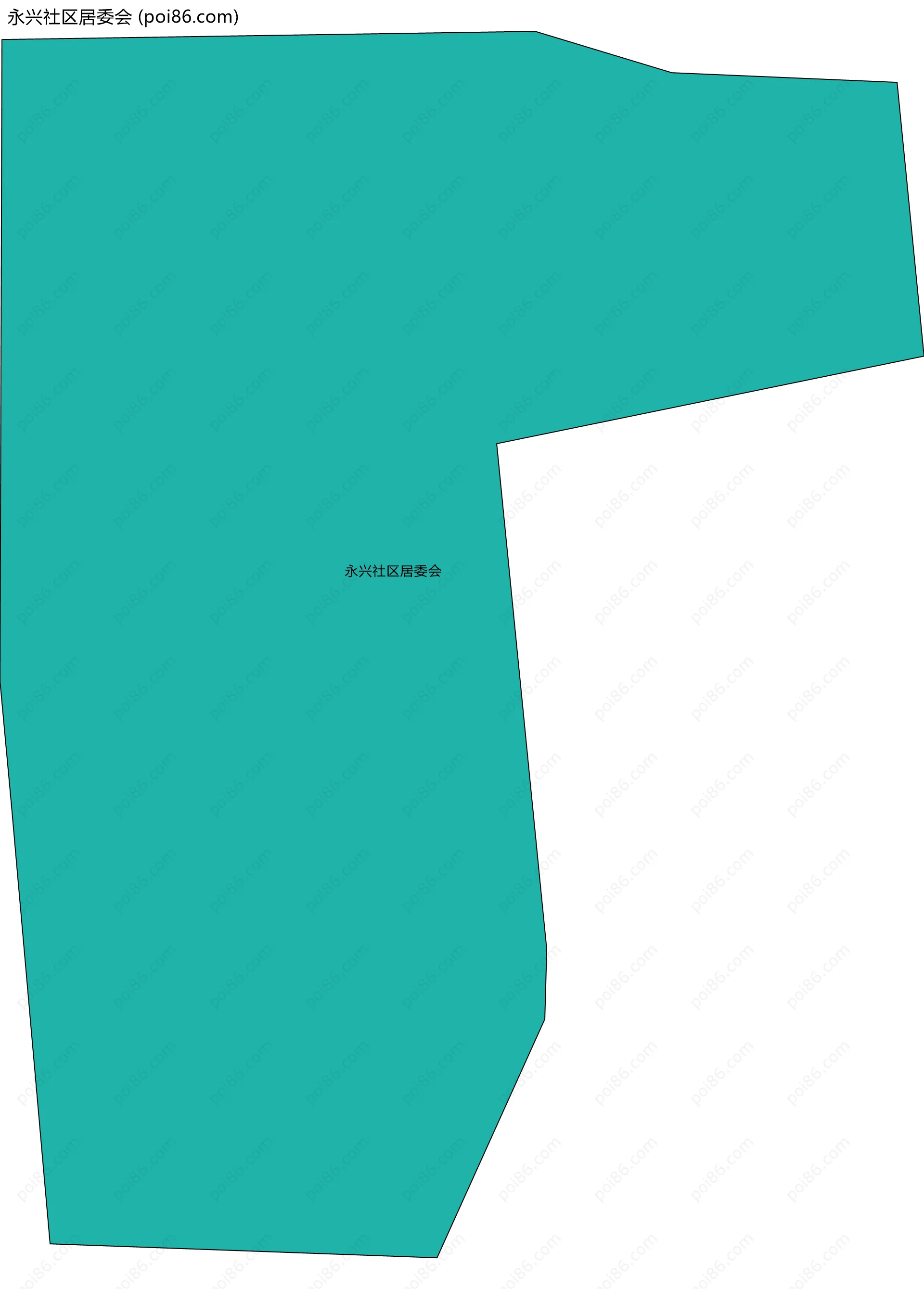 永兴社区居委会边界地图