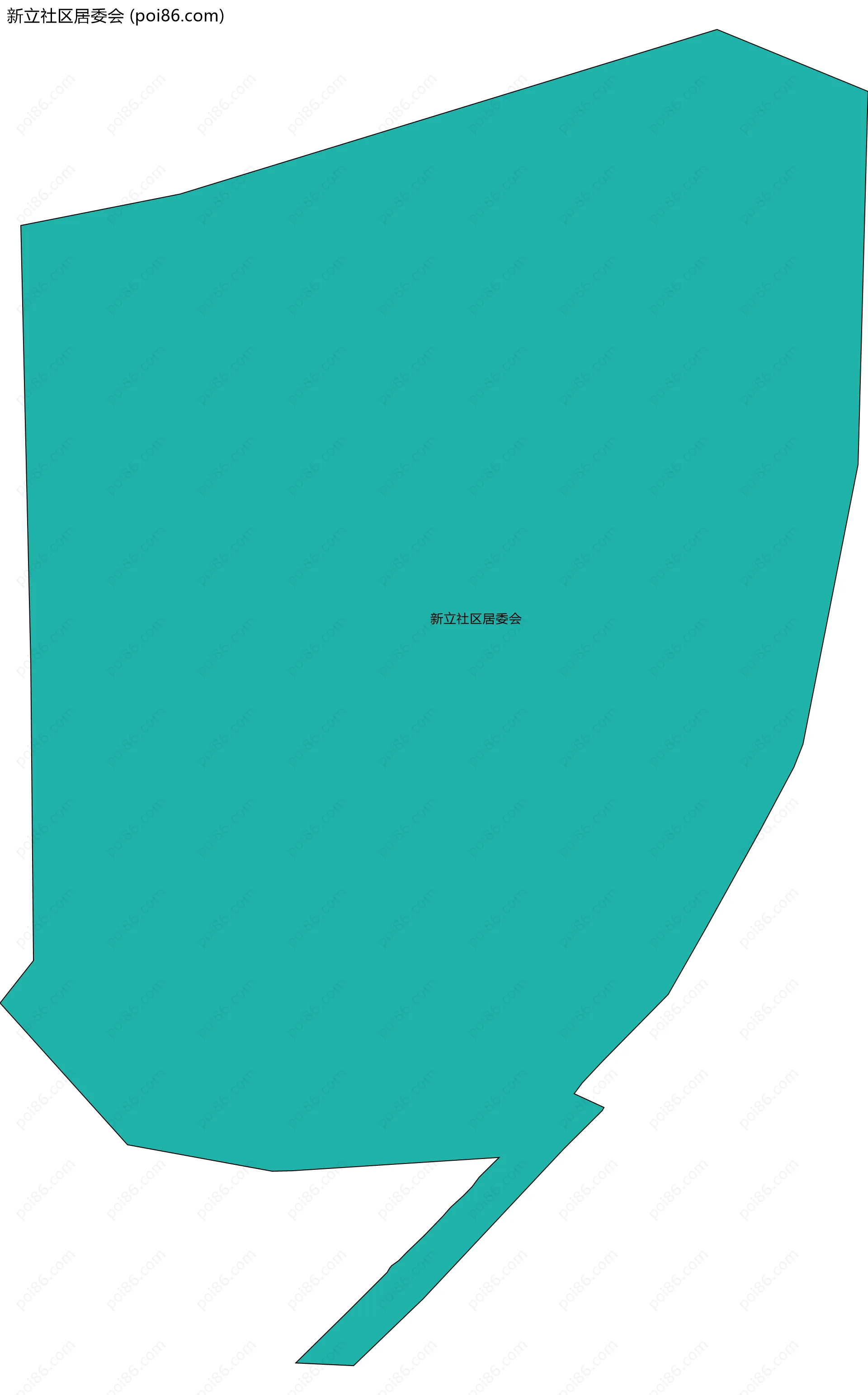 新立社区居委会边界地图