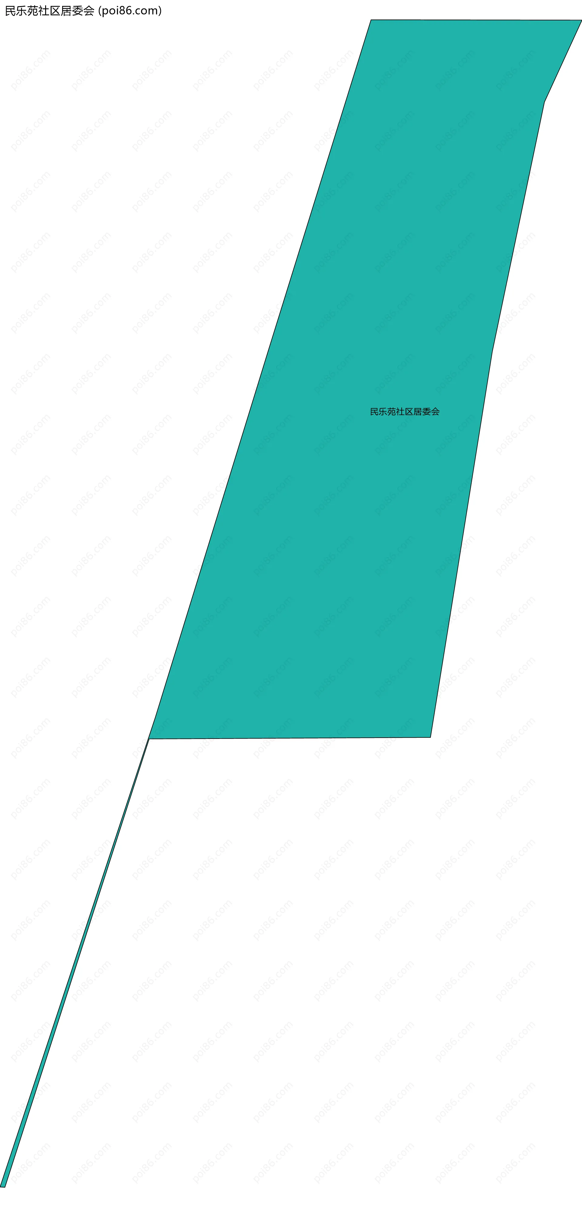 民乐苑社区居委会边界地图