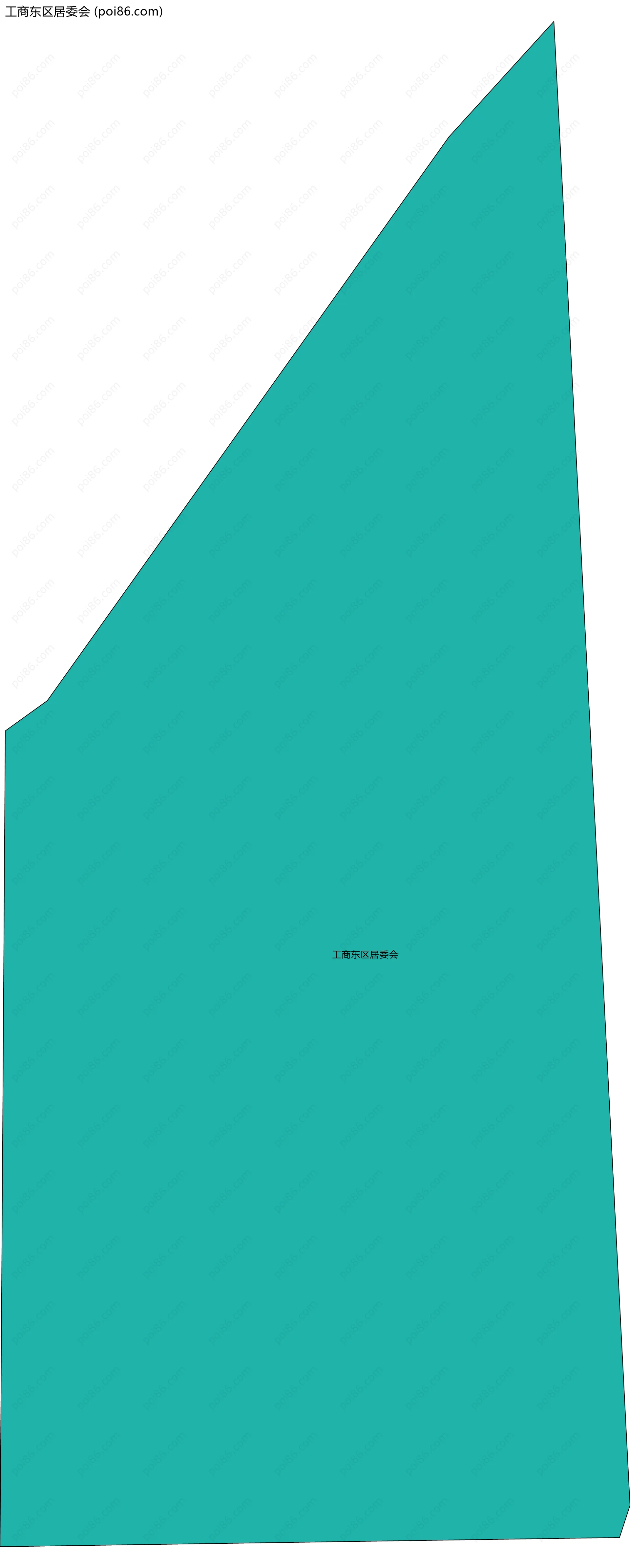 工商东区居委会边界地图