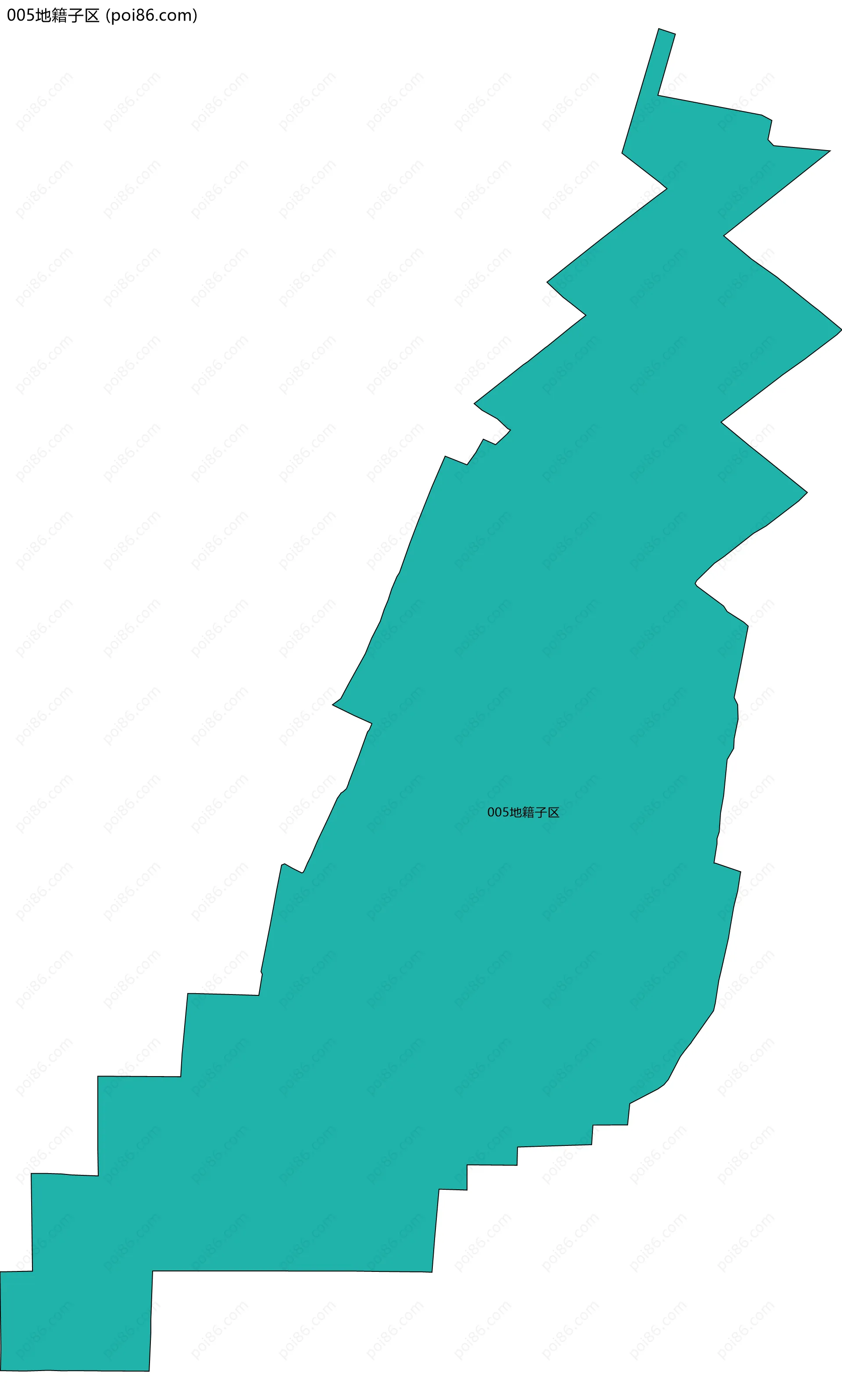 005地籍子区边界地图
