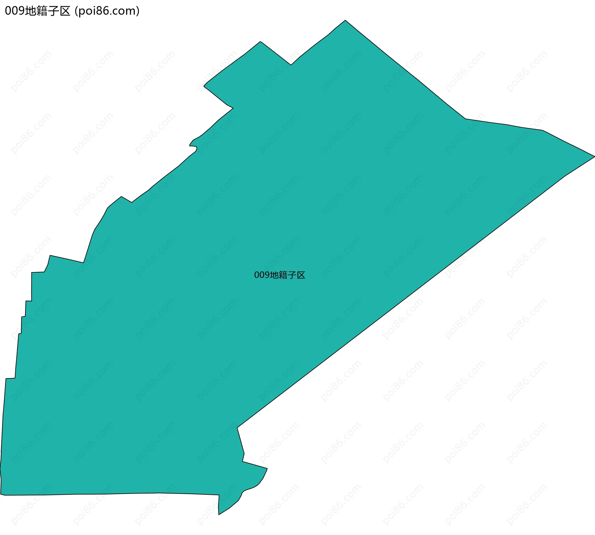 009地籍子区边界地图
