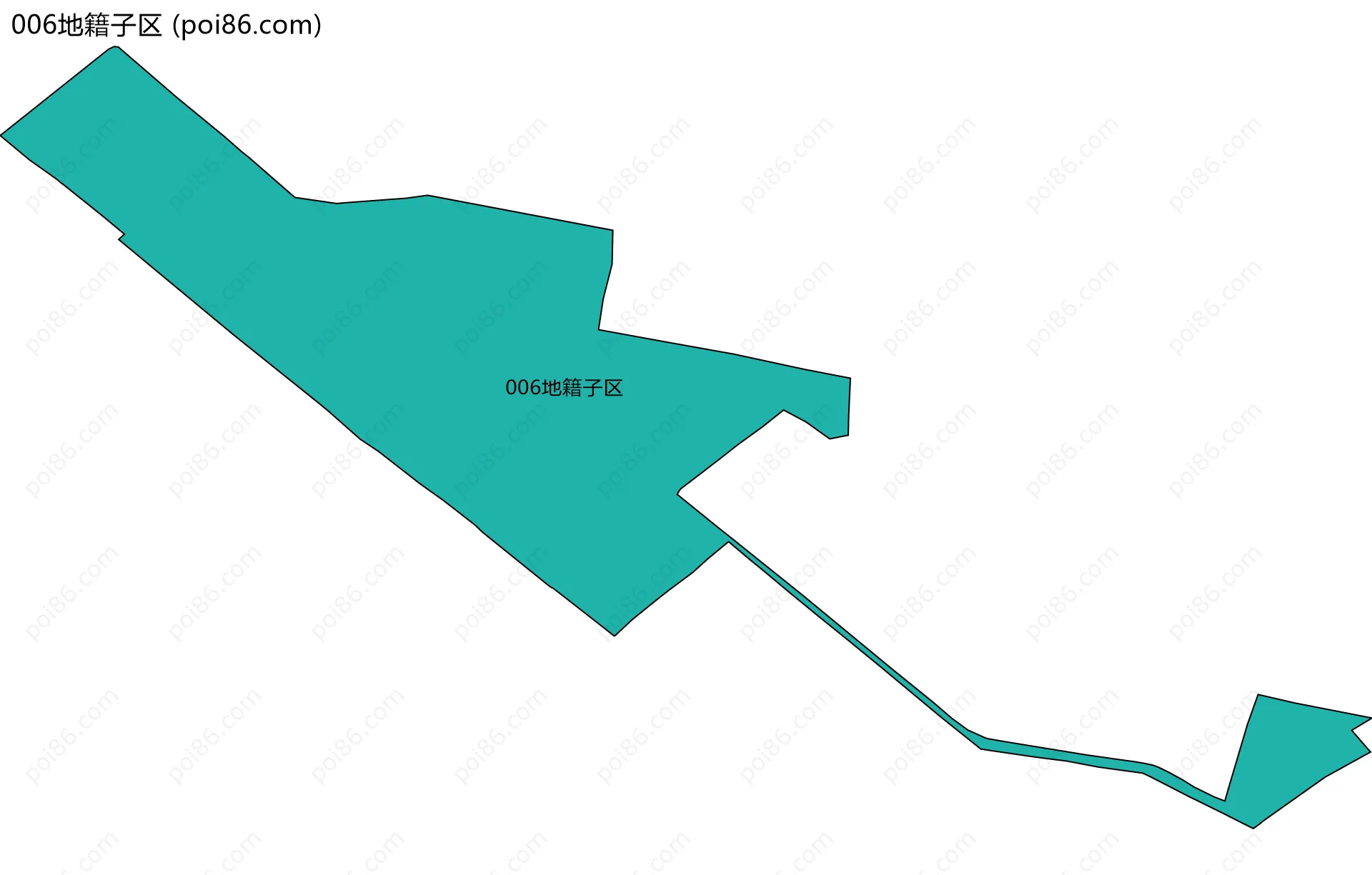 006地籍子区边界地图
