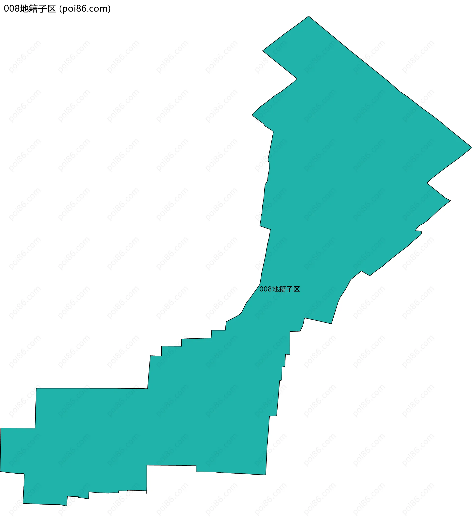 008地籍子区边界地图