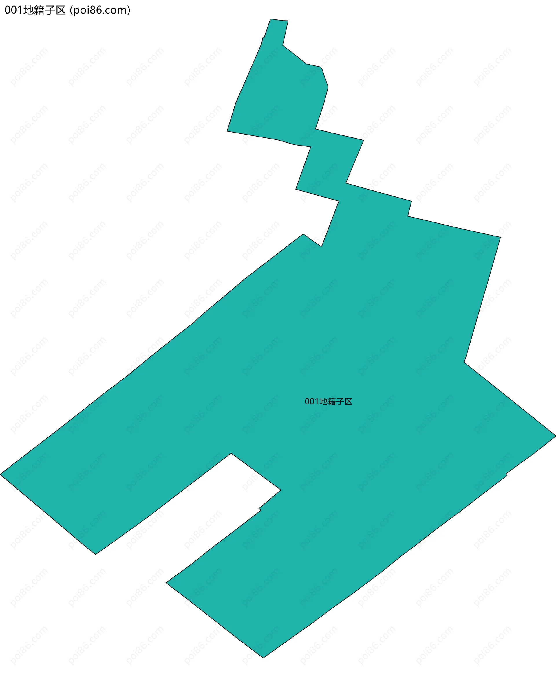 001地籍子区边界地图