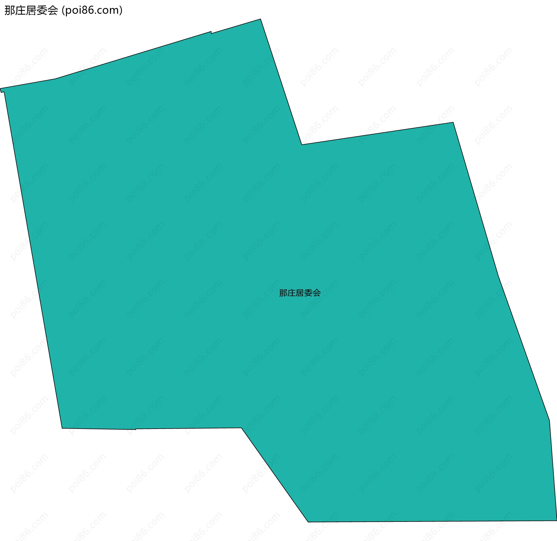 那庄居委会边界地图