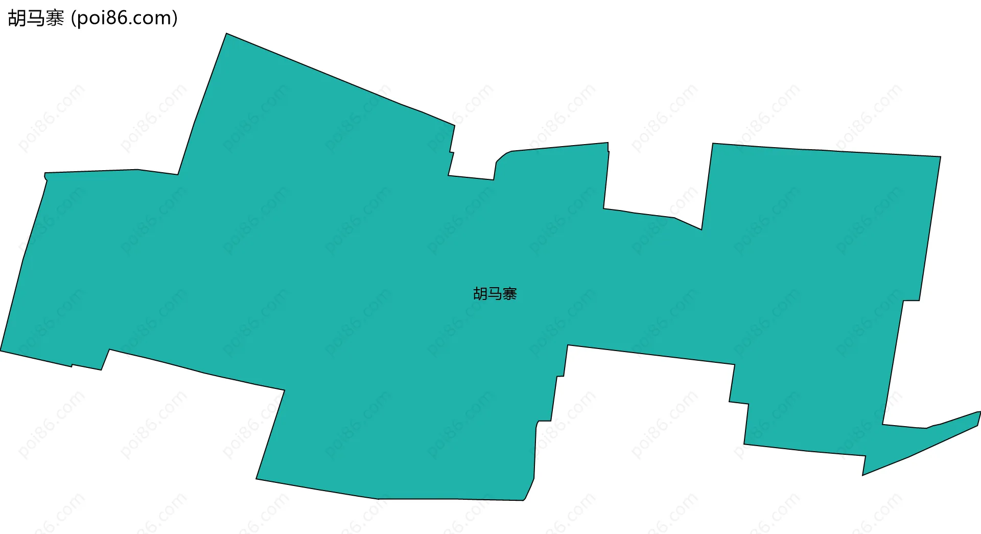 胡马寨边界地图