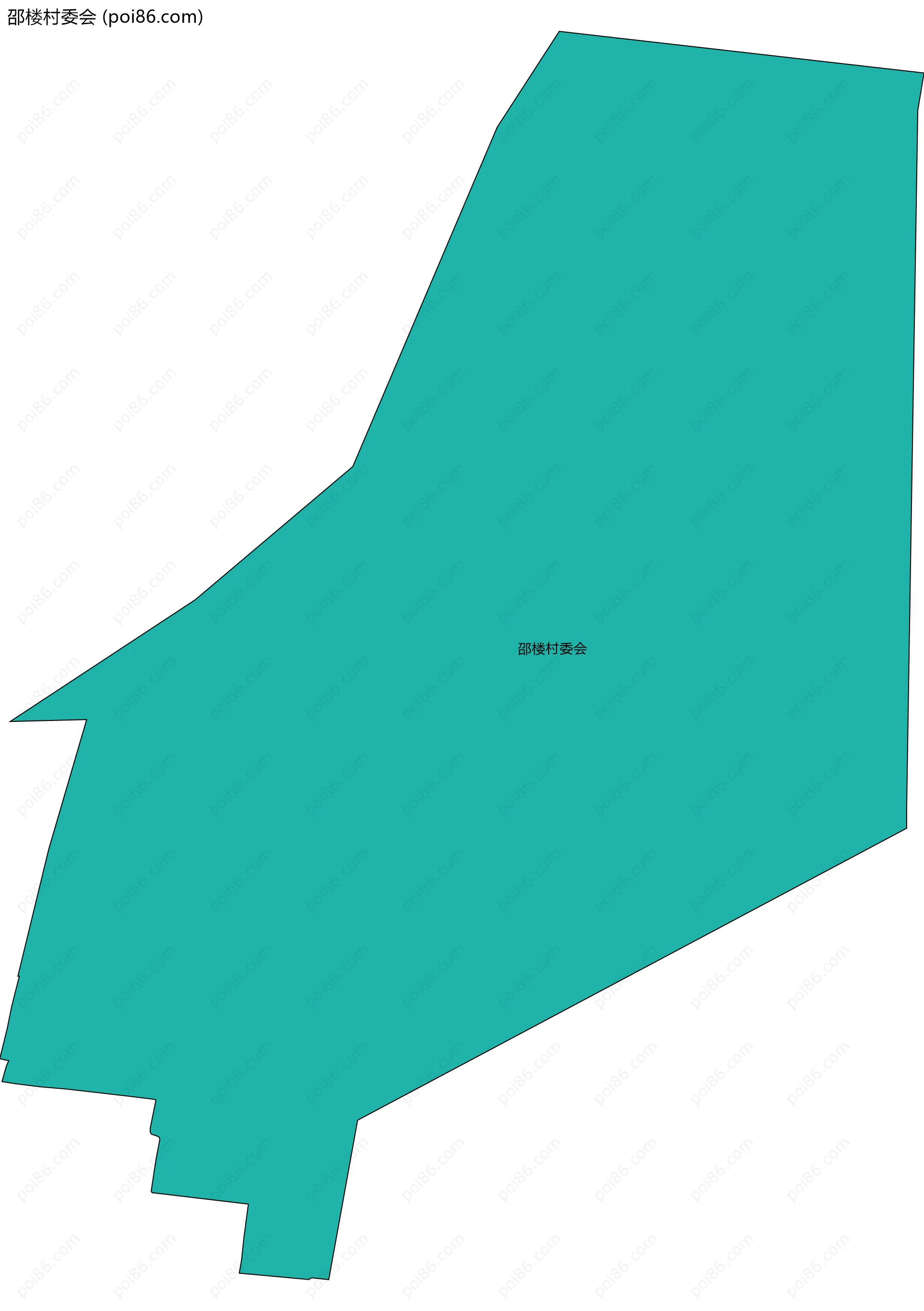 邵楼村委会边界地图