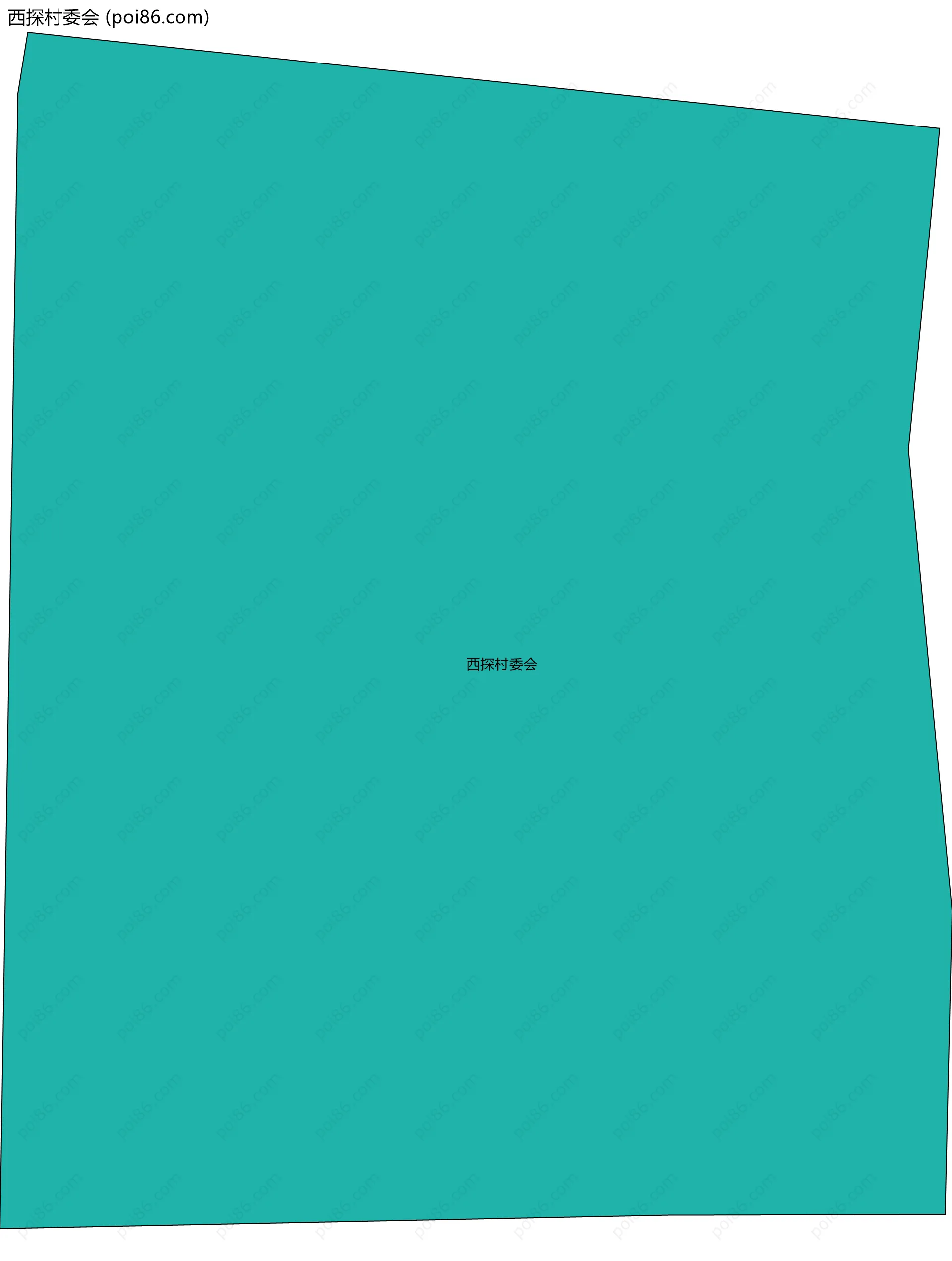 西探村委会边界地图