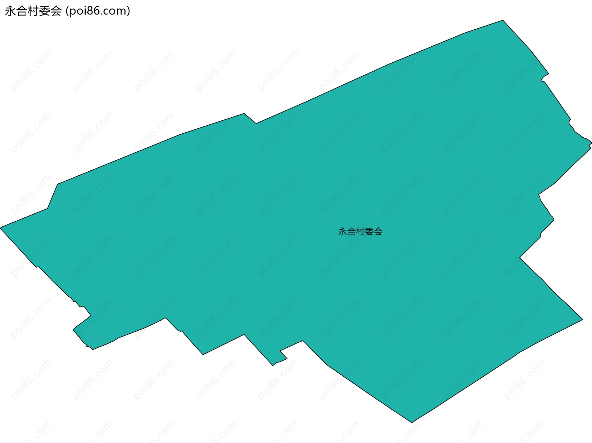 永合村委会边界地图