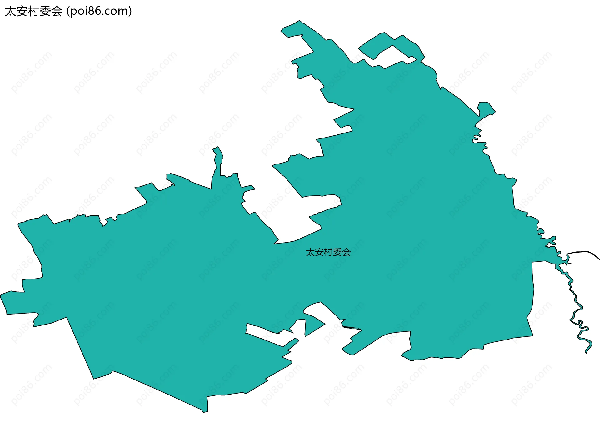 太安村委会边界地图