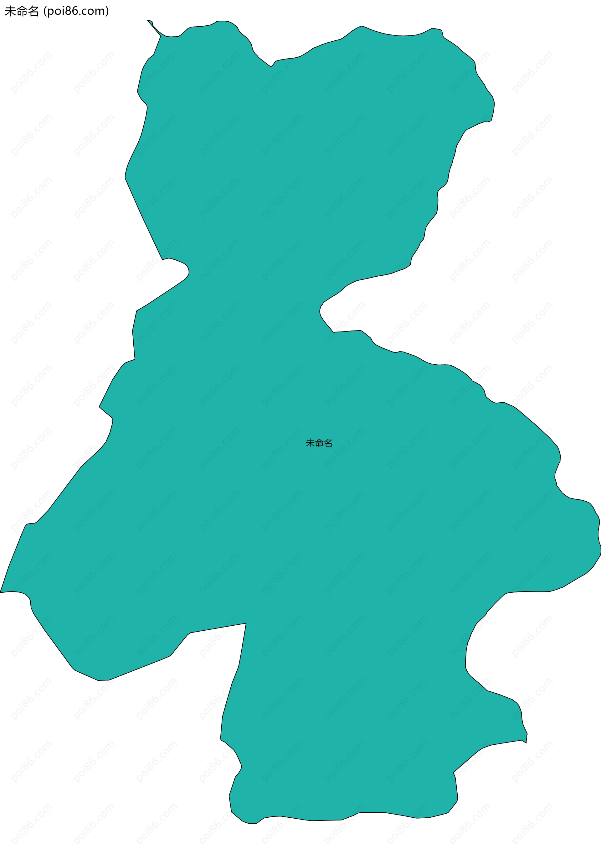 未命名边界地图