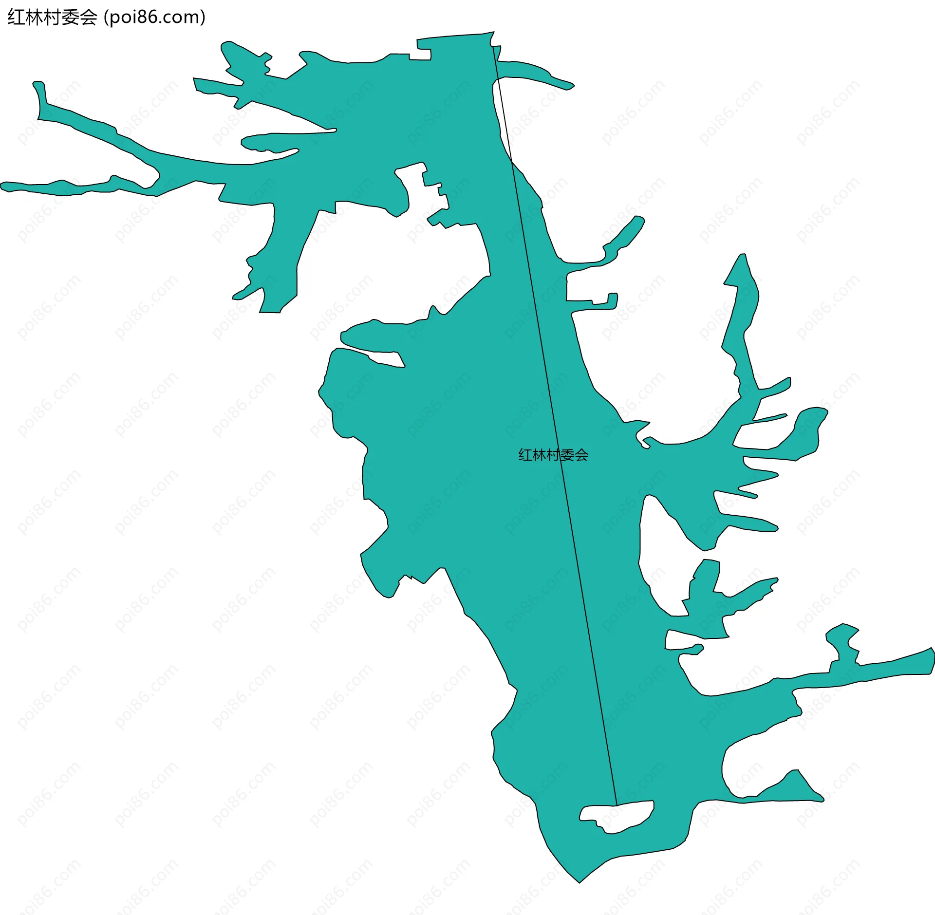 红林村委会边界地图