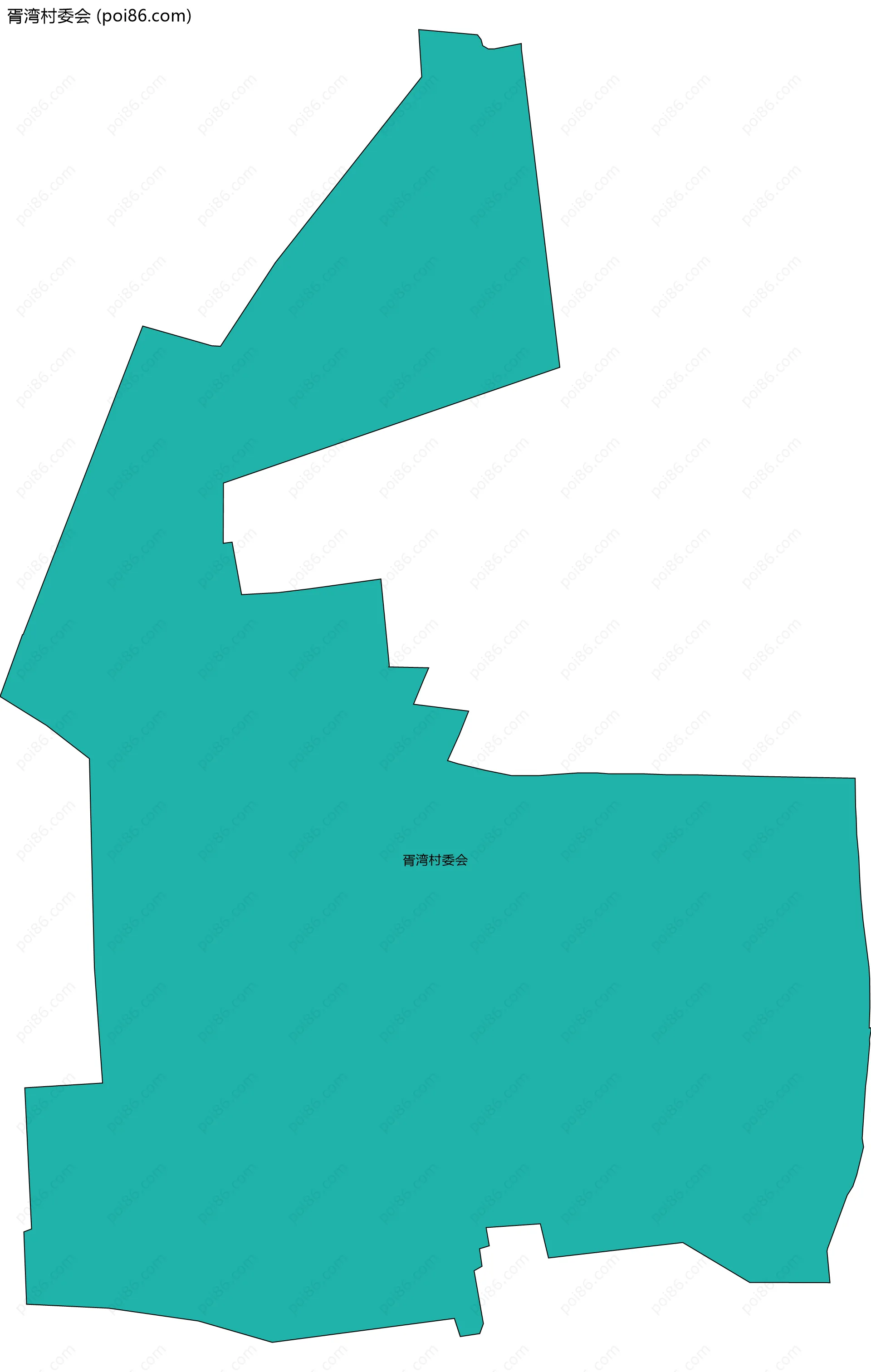 胥湾村委会边界地图