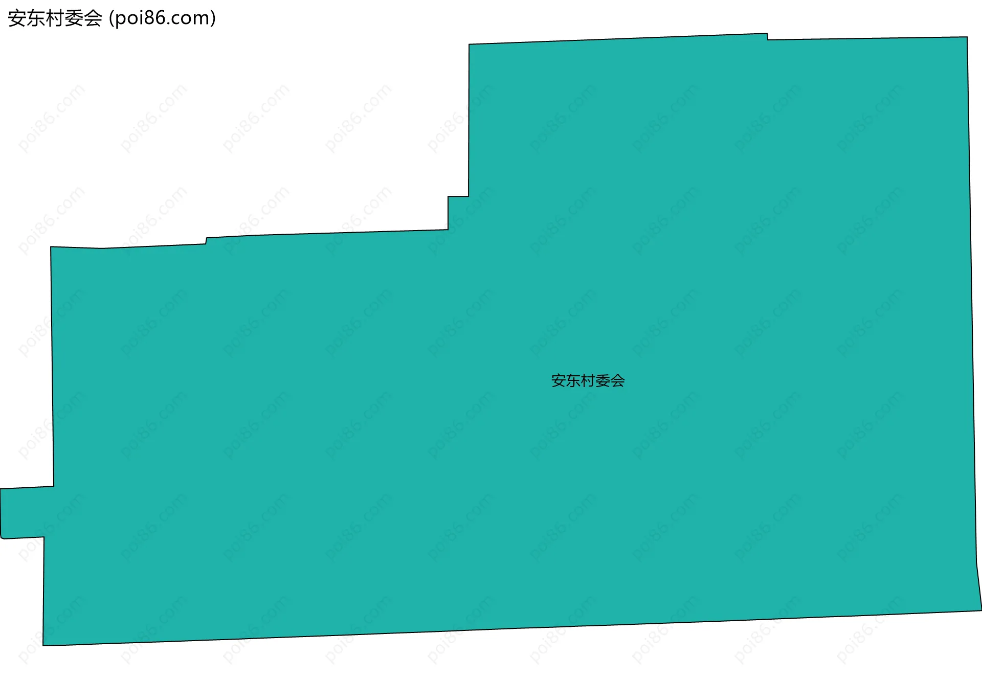 安东村委会边界地图