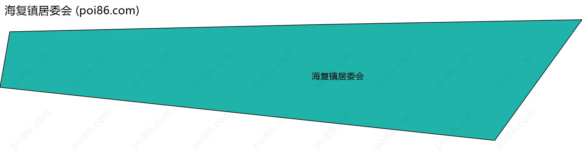 海复镇居委会边界地图