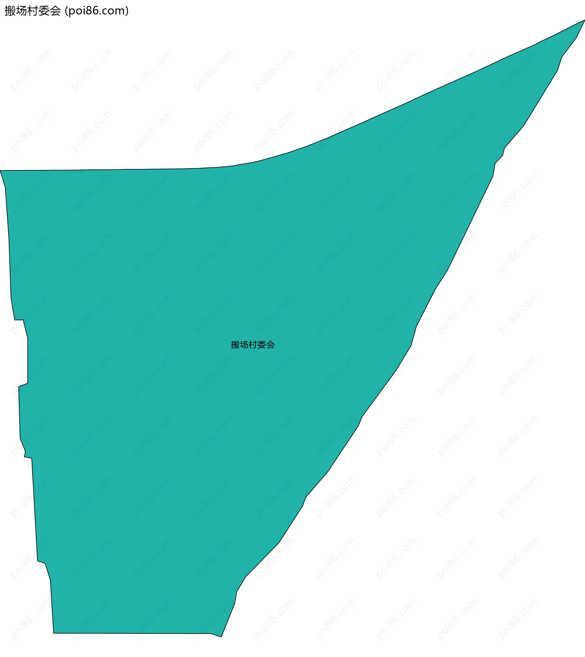 搬场村委会边界地图