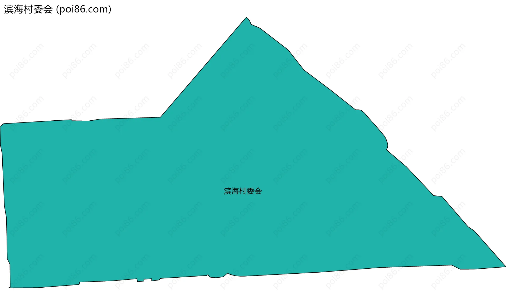 滨海村委会边界地图