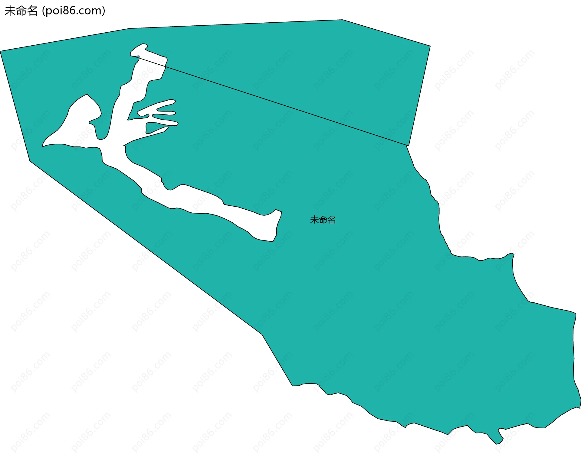 未命名边界地图