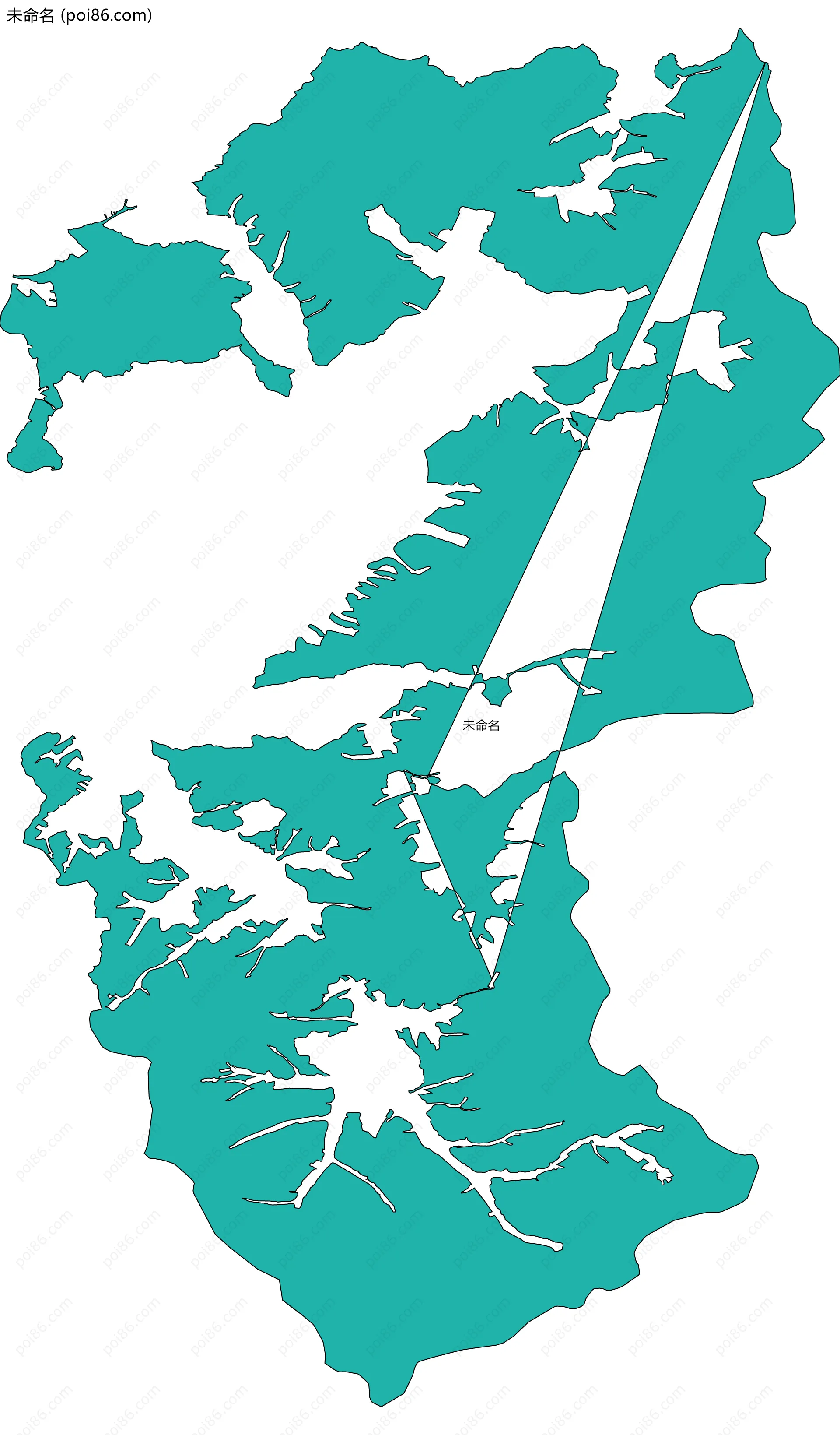 未命名边界地图