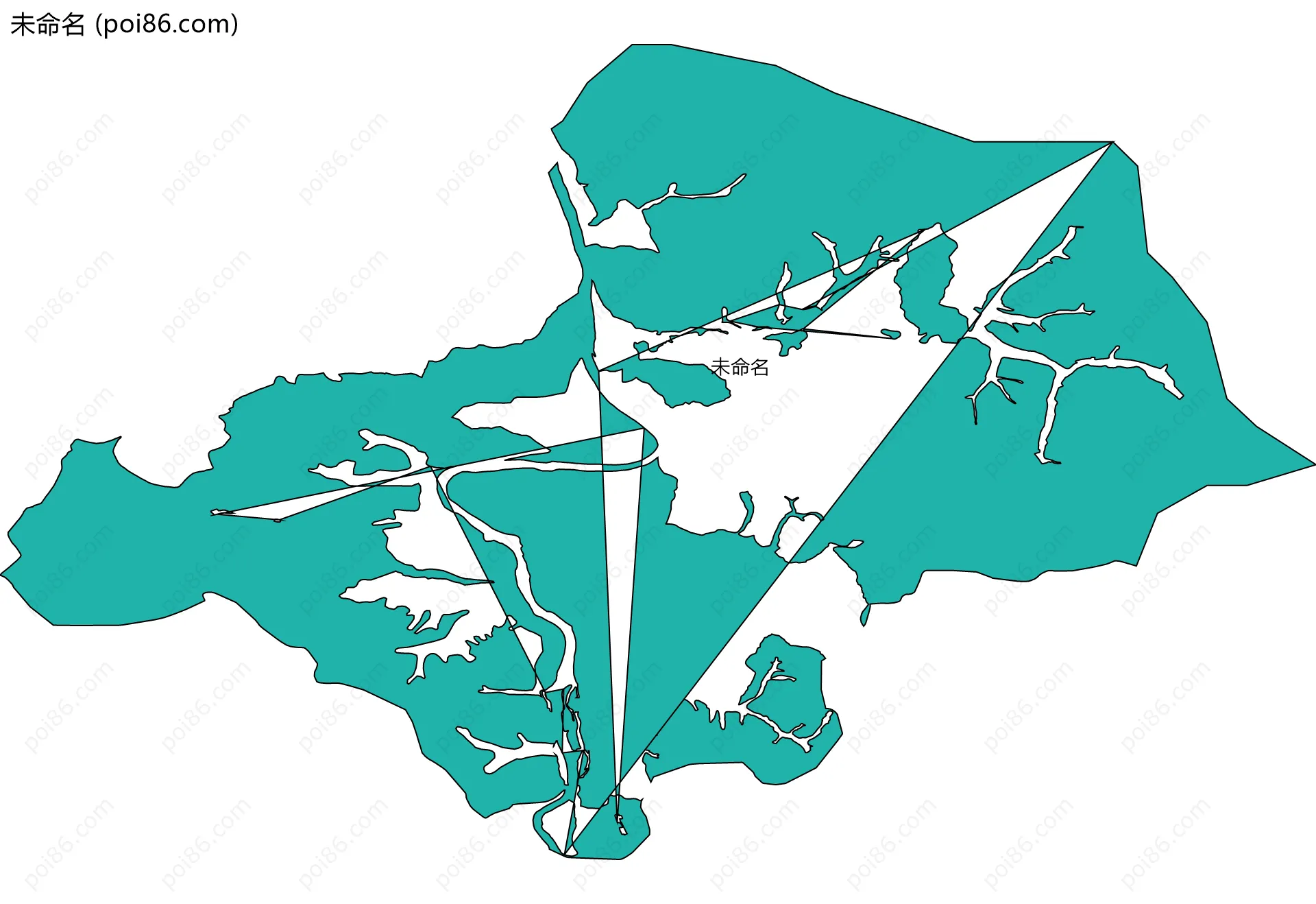 未命名边界地图