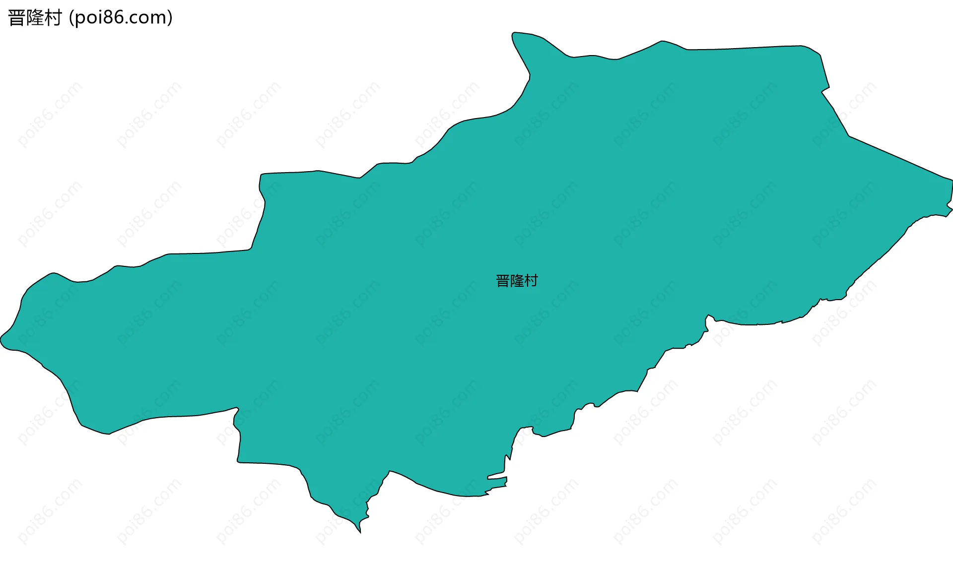 晋隆村边界地图