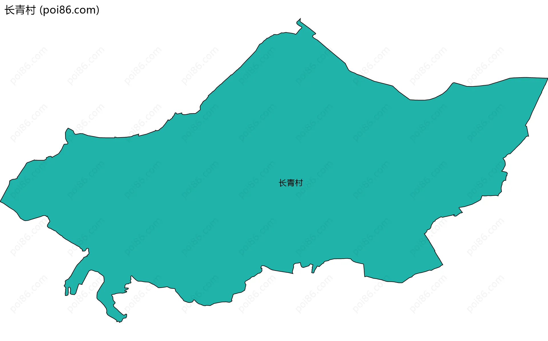 长青村边界地图