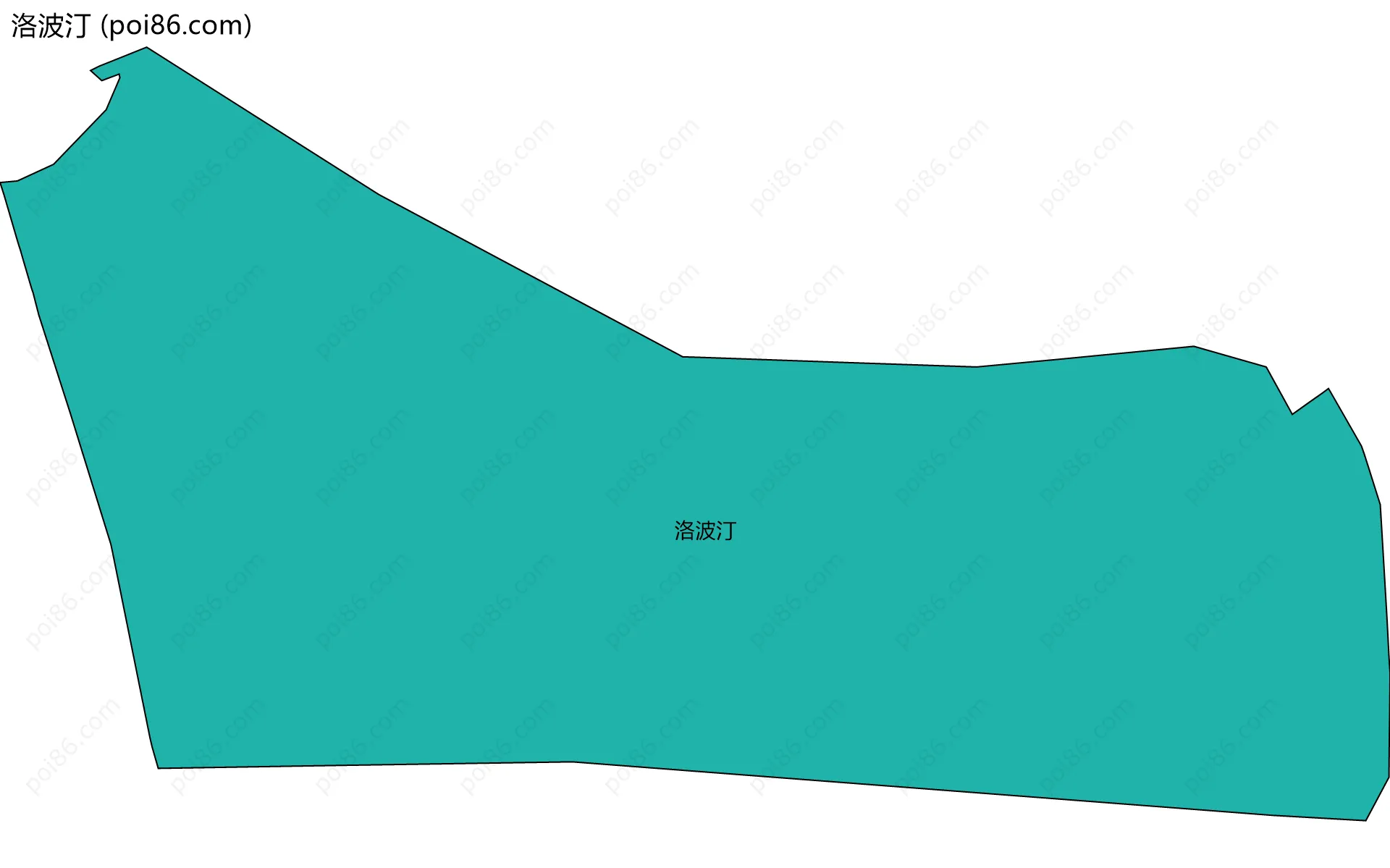 洛波汀边界地图
