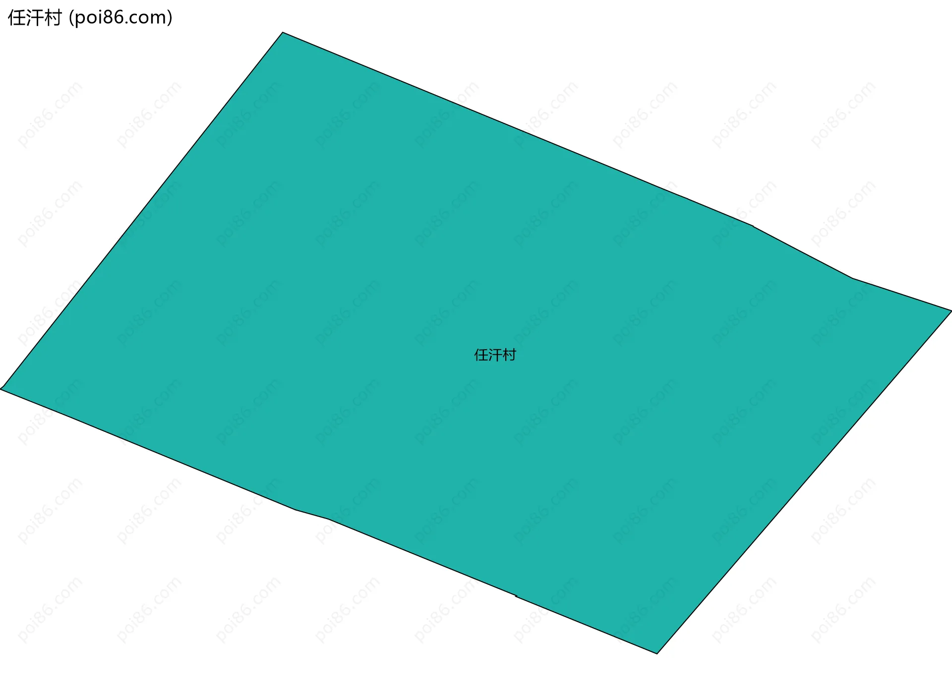 任汗村边界地图